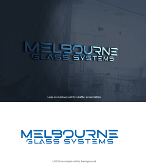 Logo Design by Asad Shaikh for Melbourne Glass Systems | Design: #36935922
