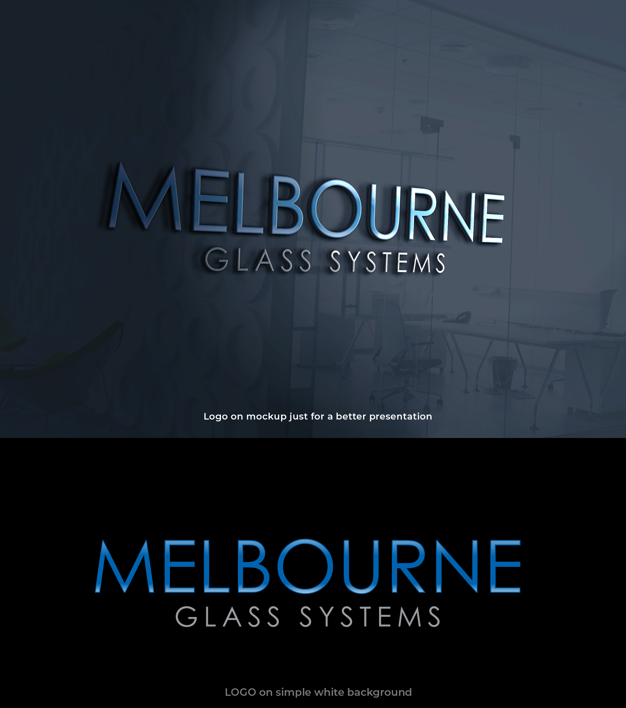 Diseño de Logo por Asad Shaikh para Melbourne Glass Systems | Diseño #36935923