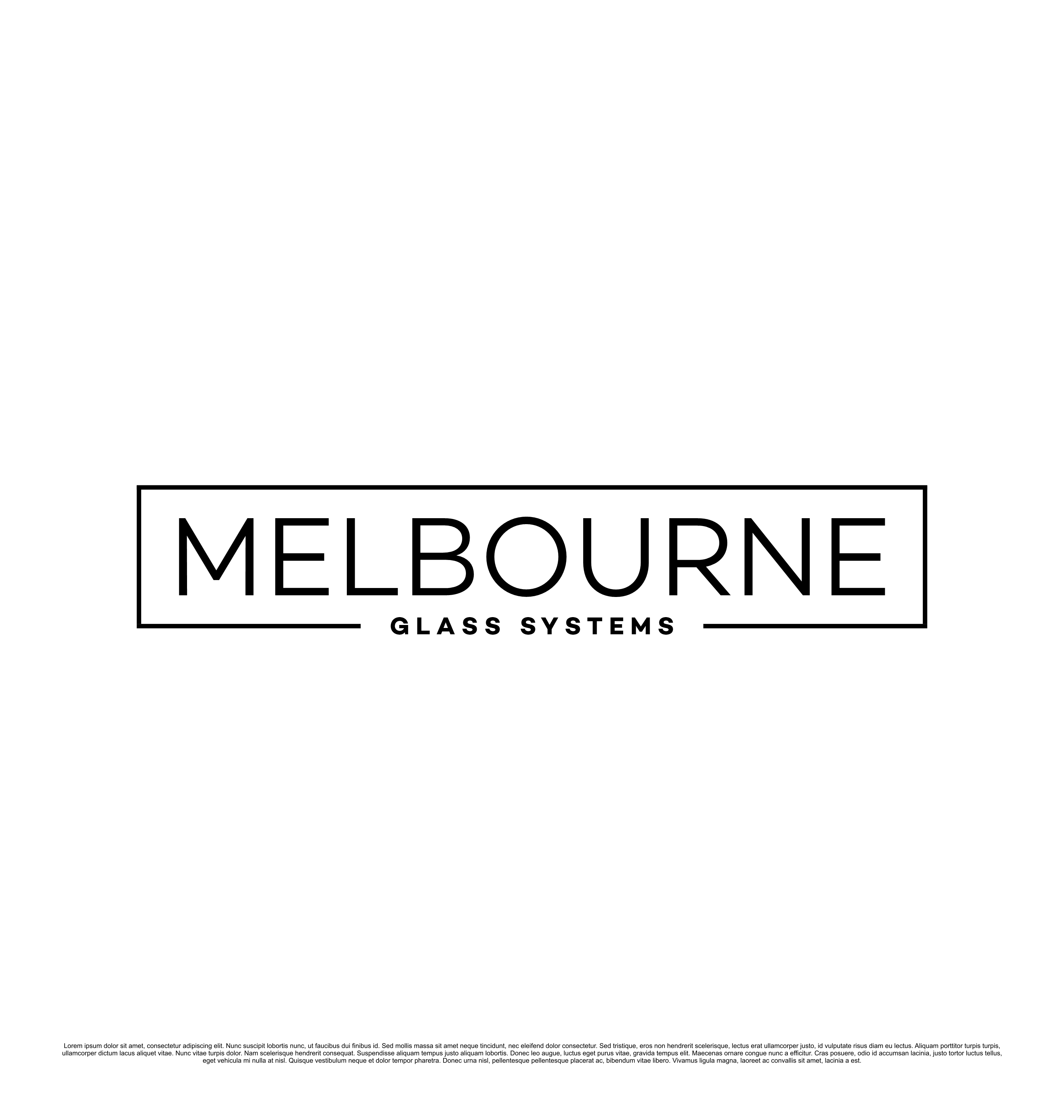 Diseño de Logo por saesean para Melbourne Glass Systems | Diseño #36944582