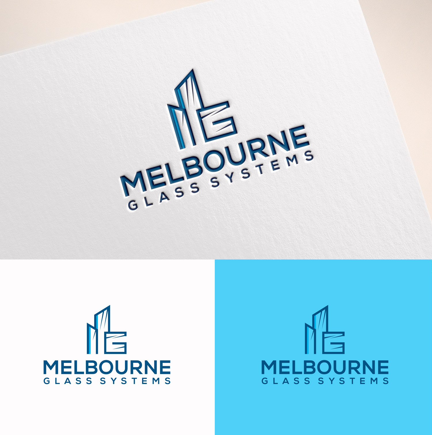 Diseño de Logo por M Art & Design para Melbourne Glass Systems | Diseño #36931068