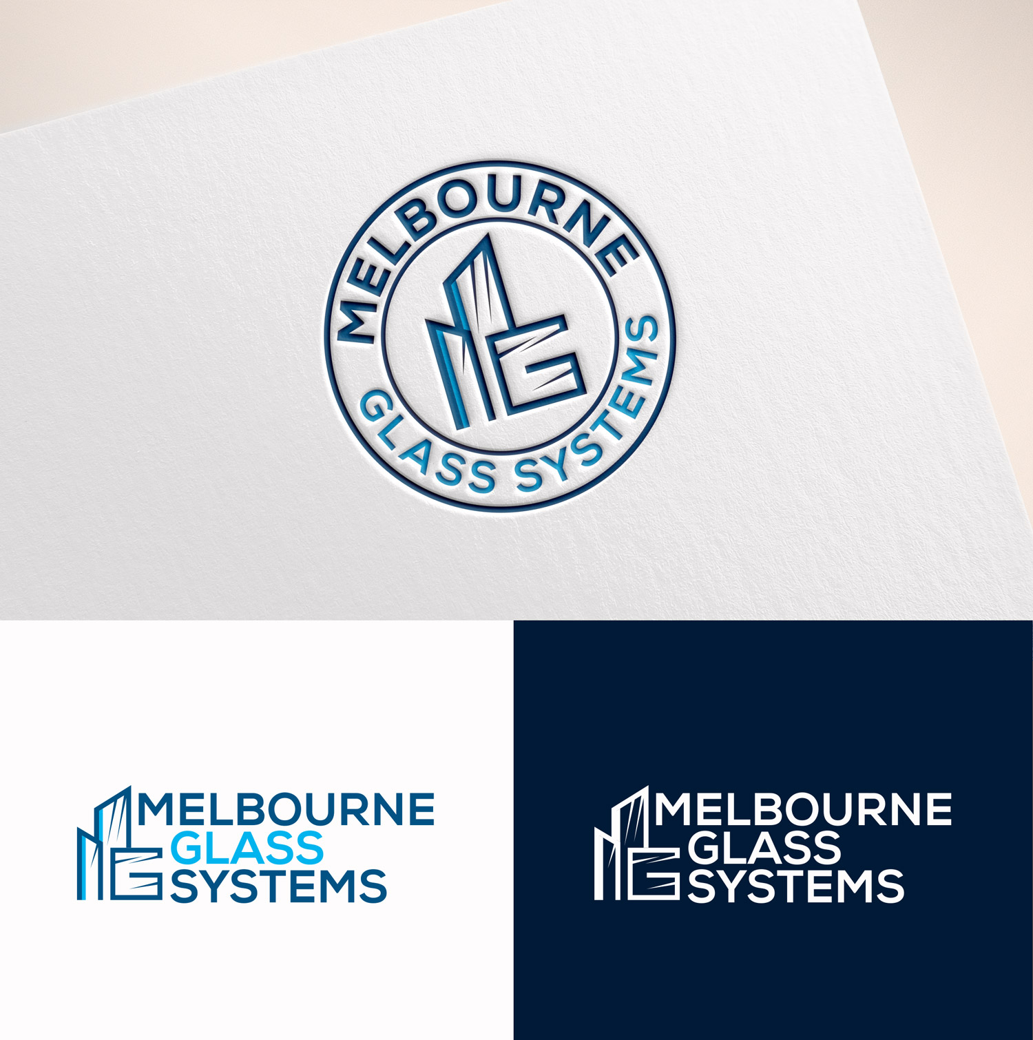 Diseño de Logo por M Art & Design para Melbourne Glass Systems | Diseño #36931172