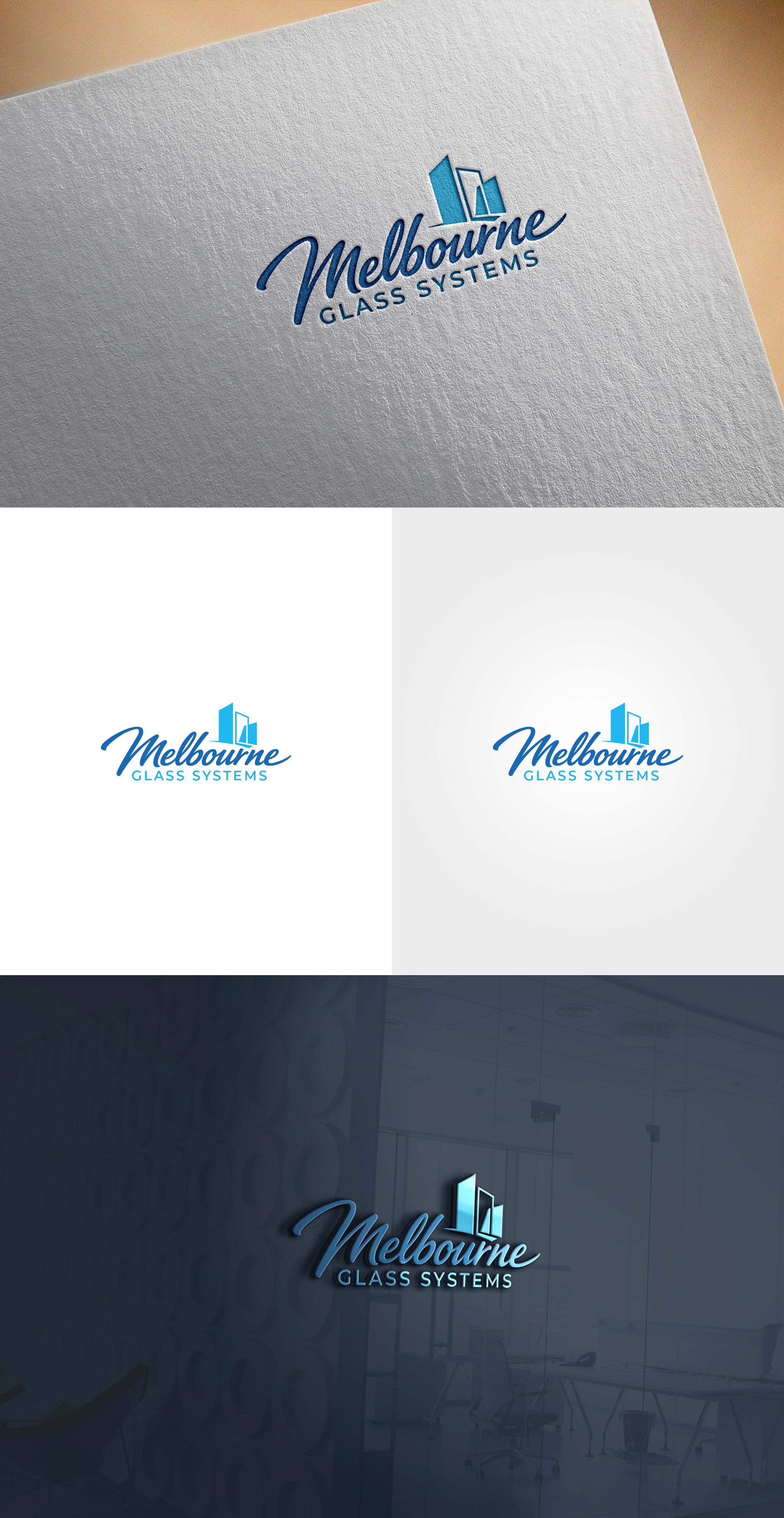 Diseño de Logo por Rahmina para Melbourne Glass Systems | Diseño #36932586