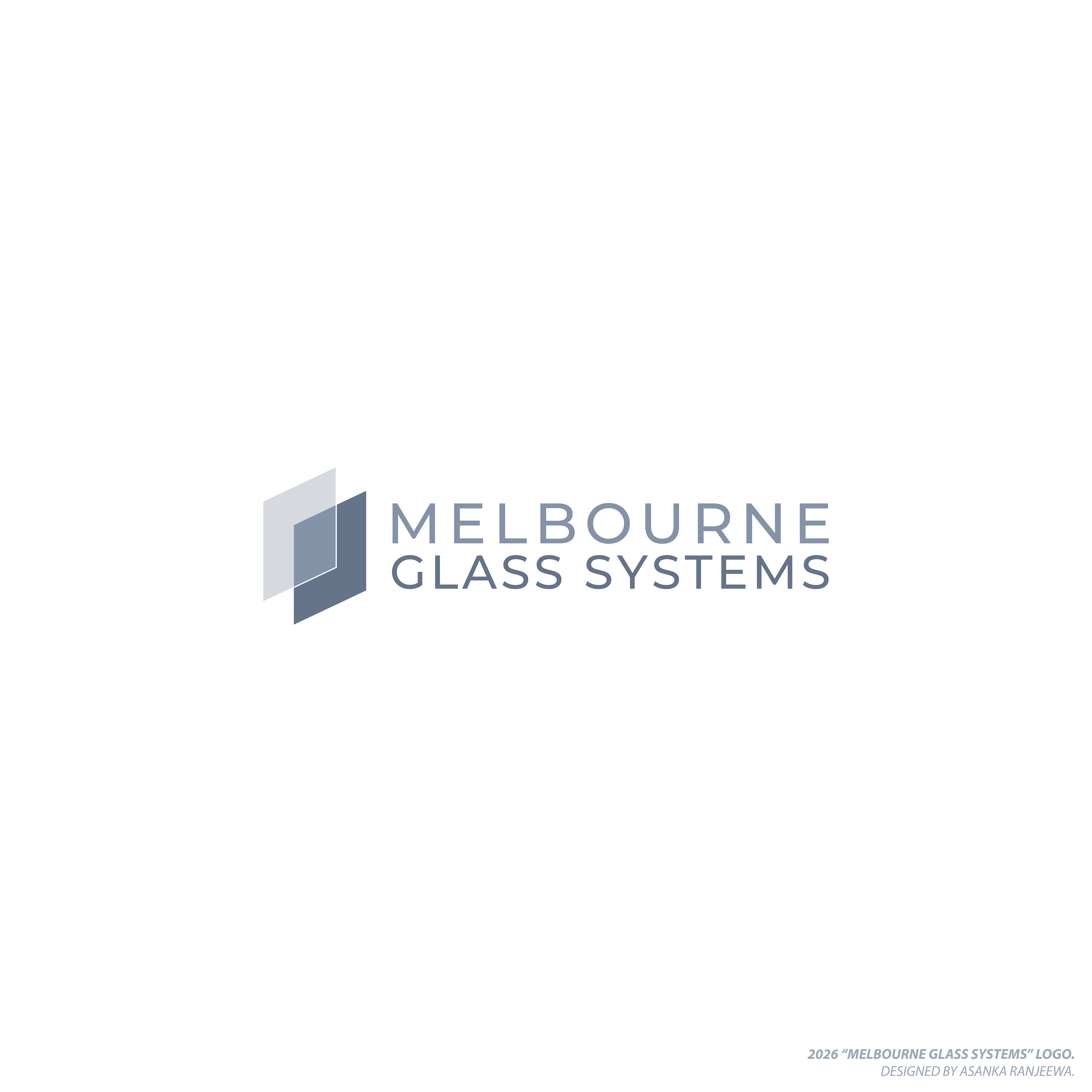 Diseño de Logo por Asanka Ranjeewa para Melbourne Glass Systems | Diseño #36948532