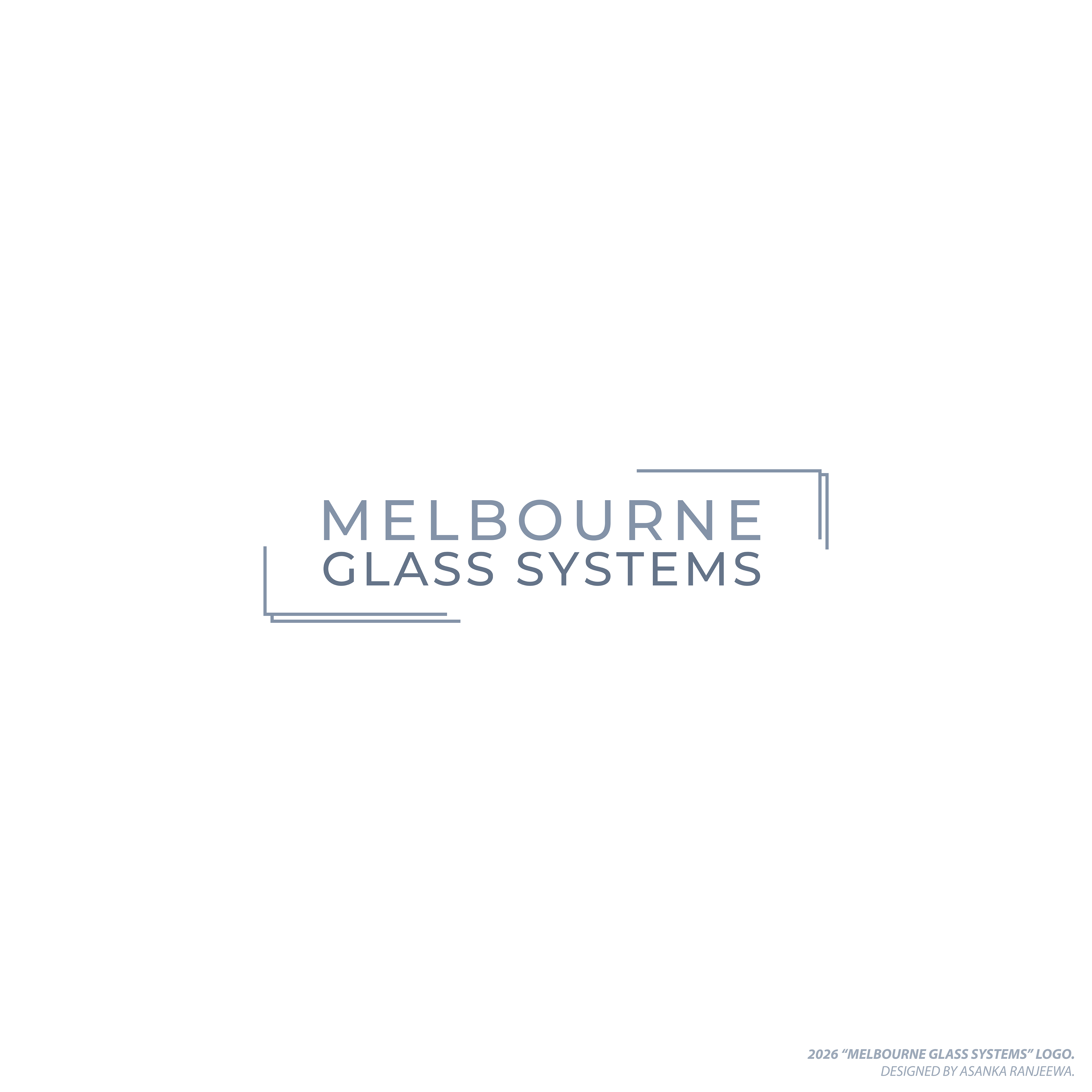 Diseño de Logo por Asanka Ranjeewa para Melbourne Glass Systems | Diseño #36948533