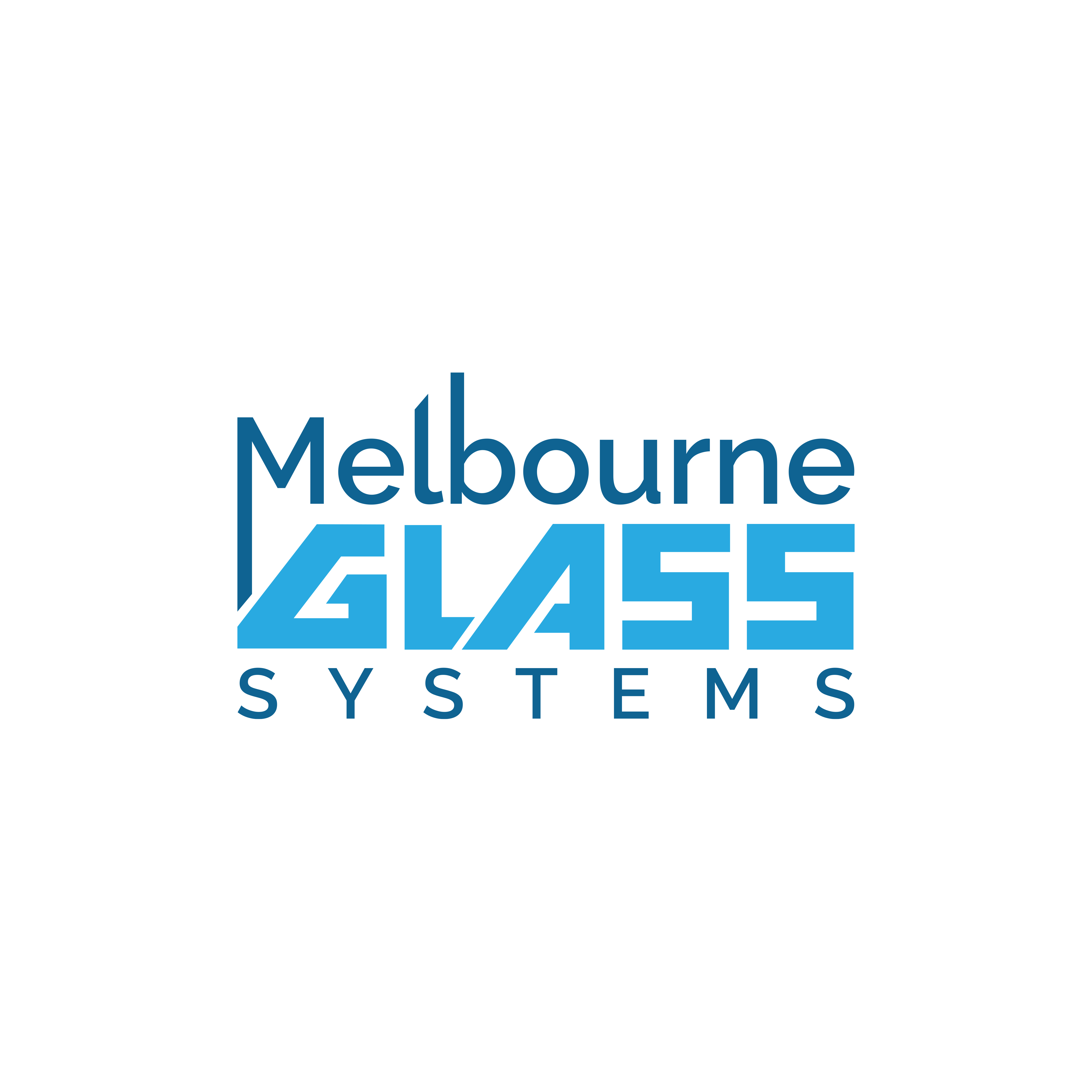 Logo Design by Roohi Studio for Melbourne Glass Systems | Design #36953933