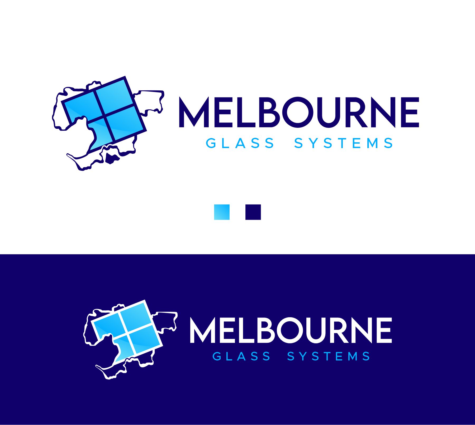 Logo Design by debdesign for Melbourne Glass Systems | Design #36931905