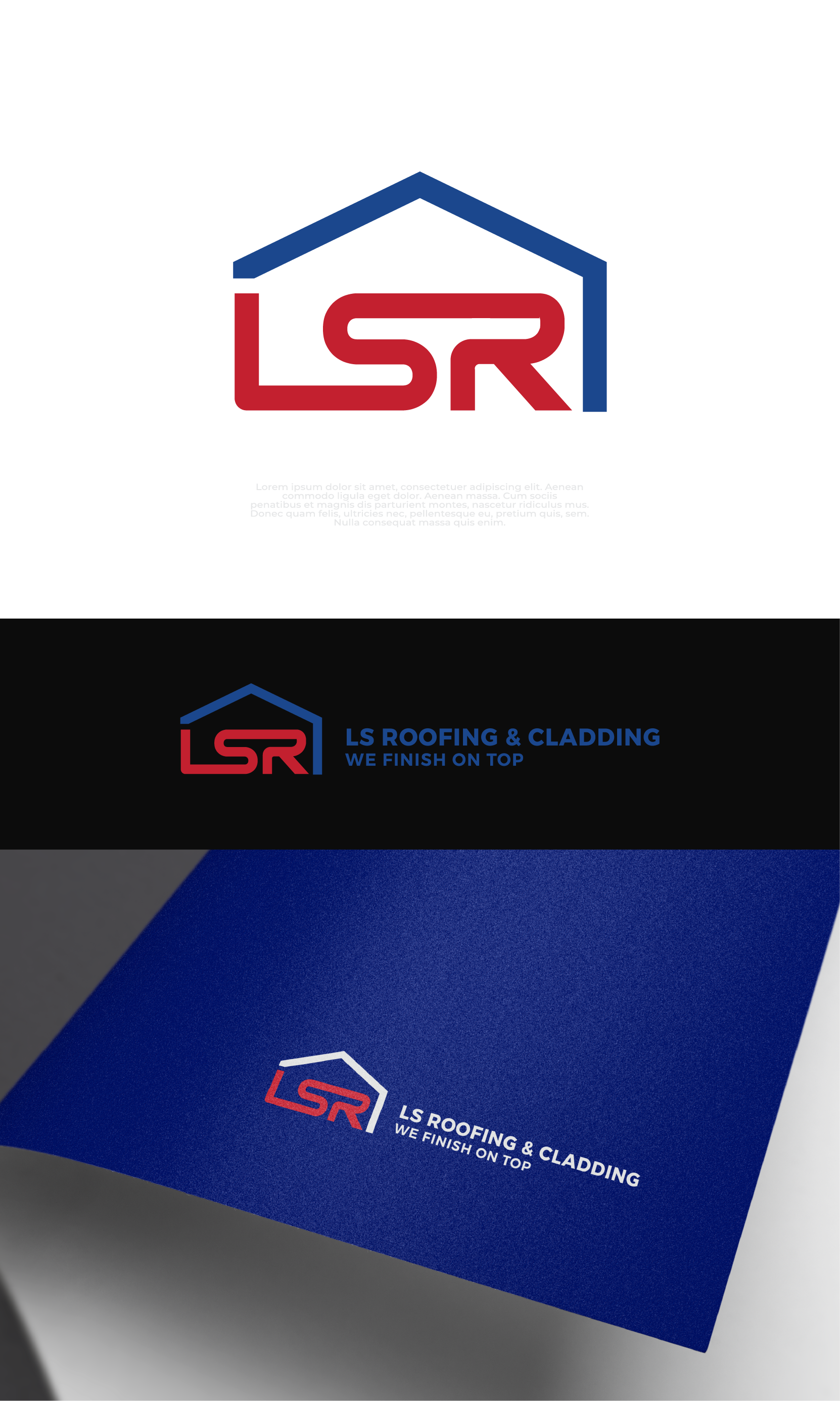 Logo Design by Axeen for LS Roofing & Cladding | Design #36932331