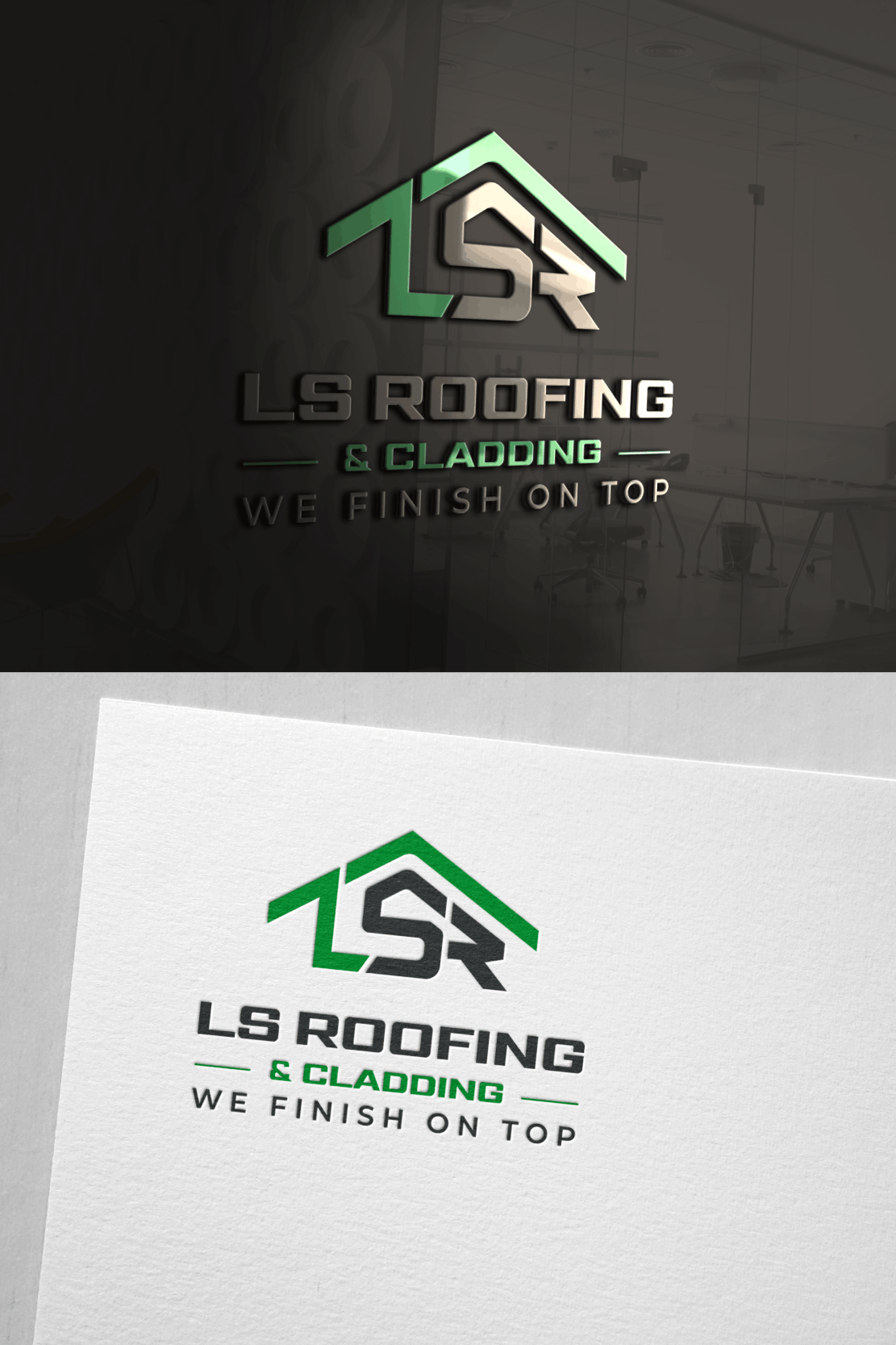 Logo Design by The Blue for LS Roofing & Cladding | Design #36938798
