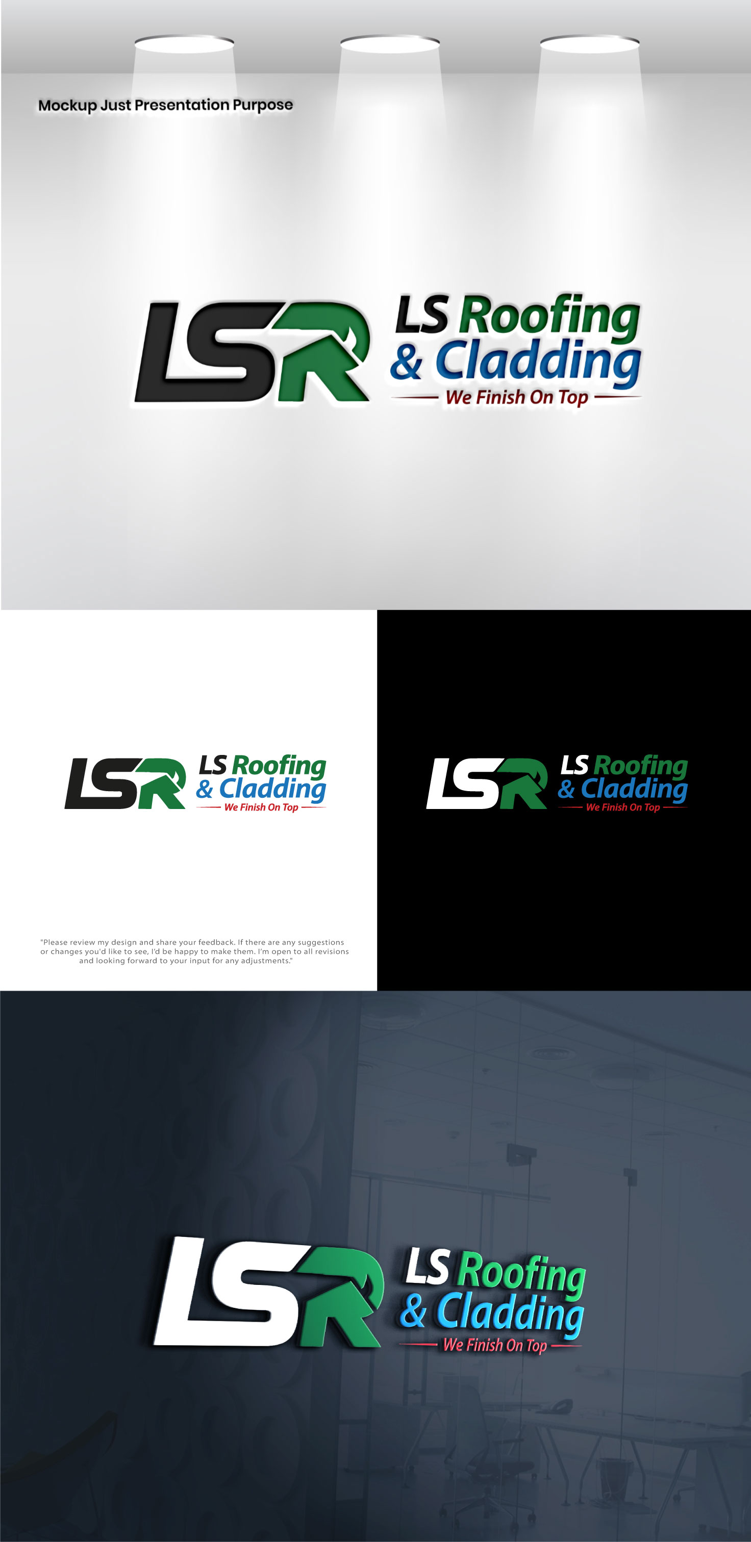 Logo Design by Pixel Foundry for LS Roofing & Cladding | Design #36935387