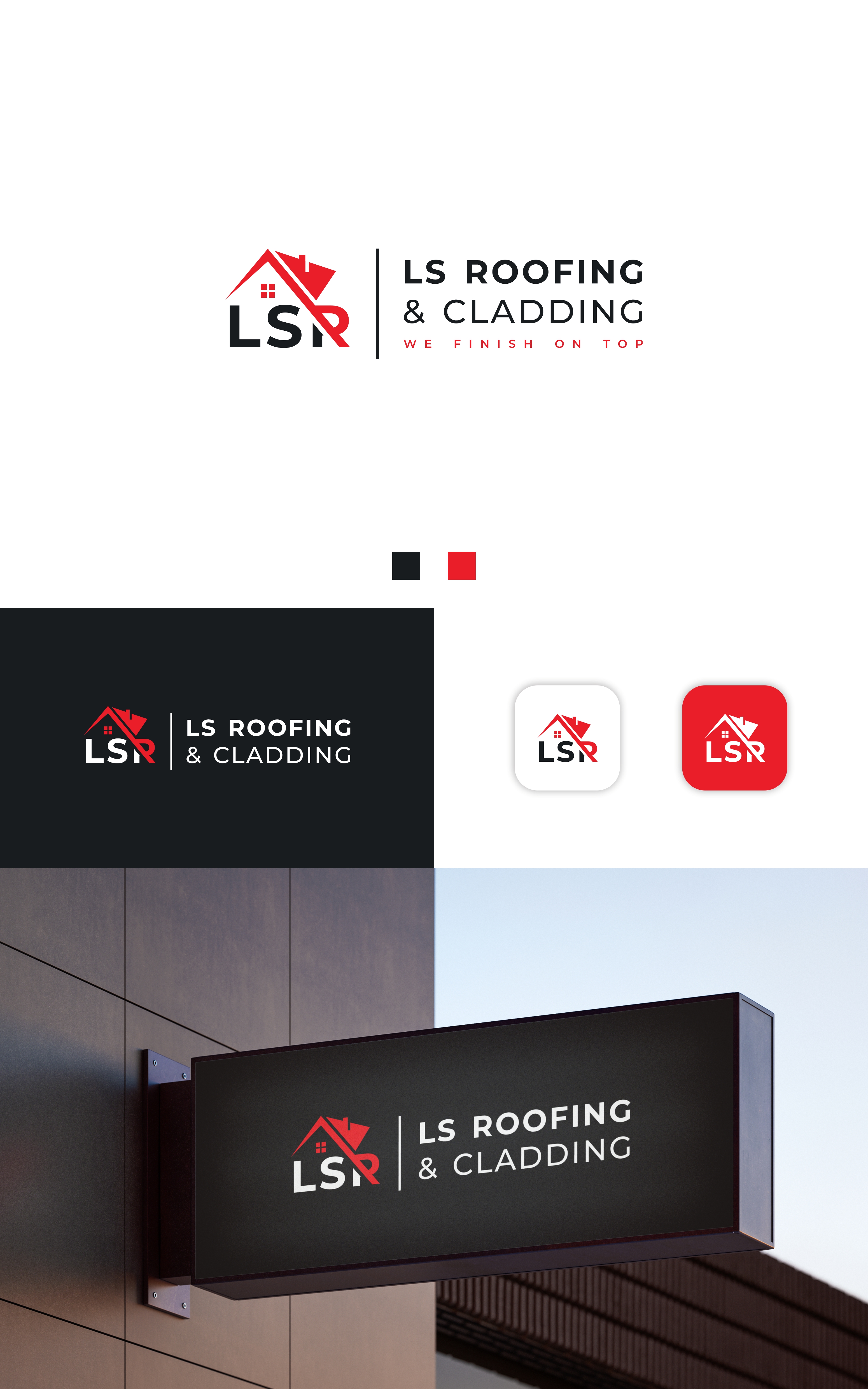 Logo Design by Dell_a.Design for LS Roofing & Cladding | Design #36931598