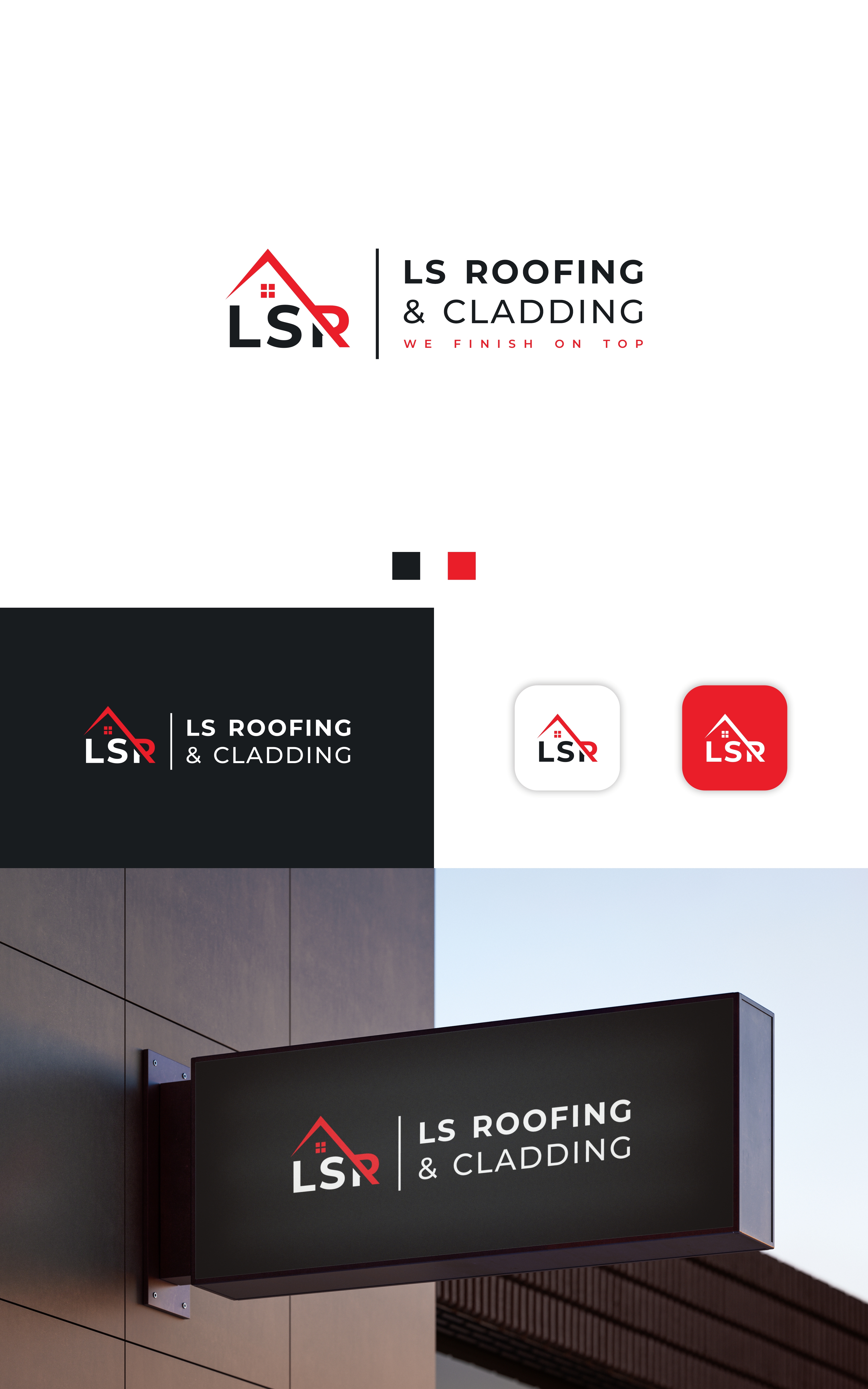 Logo Design by Dell_a.Design for LS Roofing & Cladding | Design #36931599