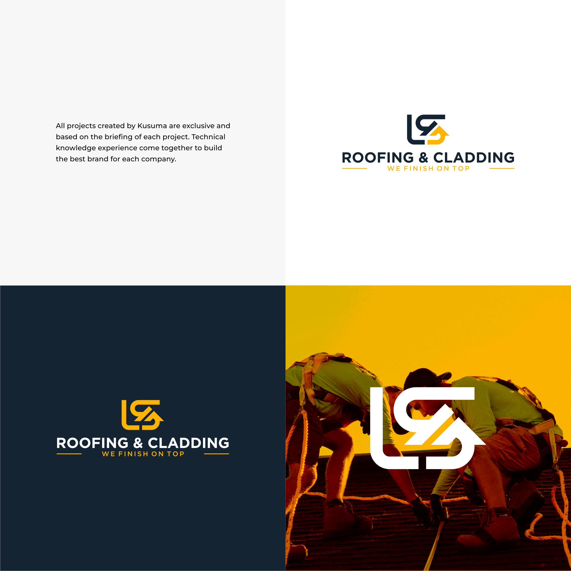 Logo Design by Kusuma Studio for LS Roofing & Cladding | Design #36933771