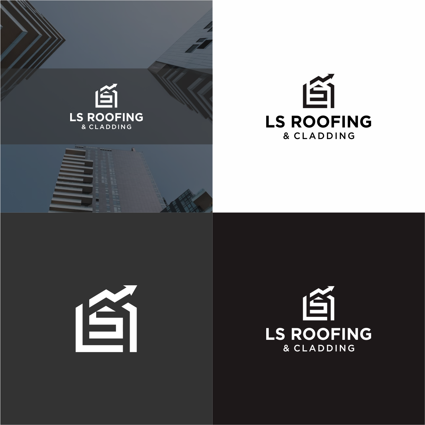 Logo Design by Sultan  Studio for LS Roofing & Cladding | Design #36934969