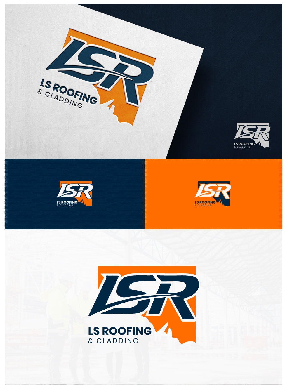 Logo Design by gdesigncorners for LS Roofing & Cladding | Design #36944086
