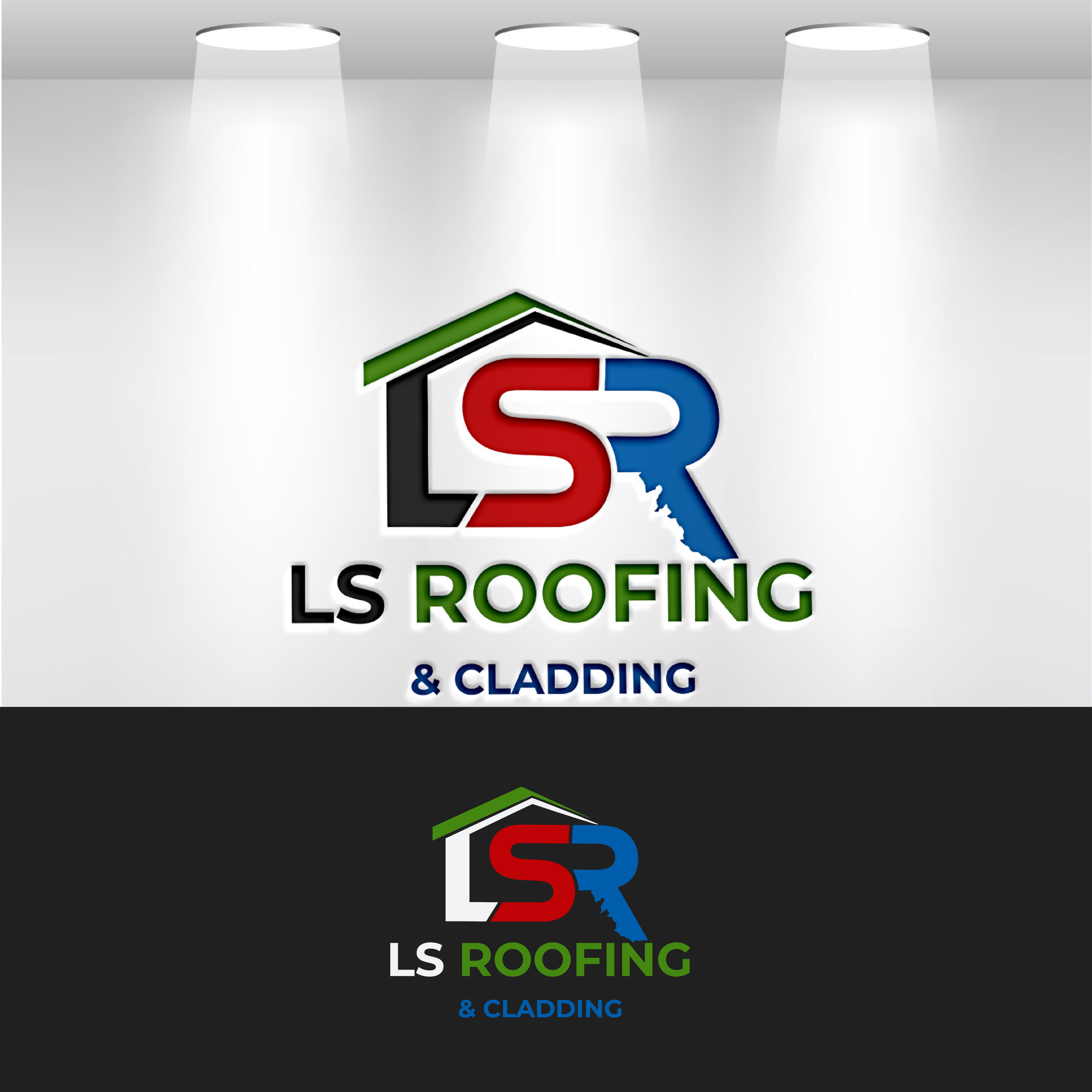 Logo Design by gdesigncorners for LS Roofing & Cladding | Design #36952004