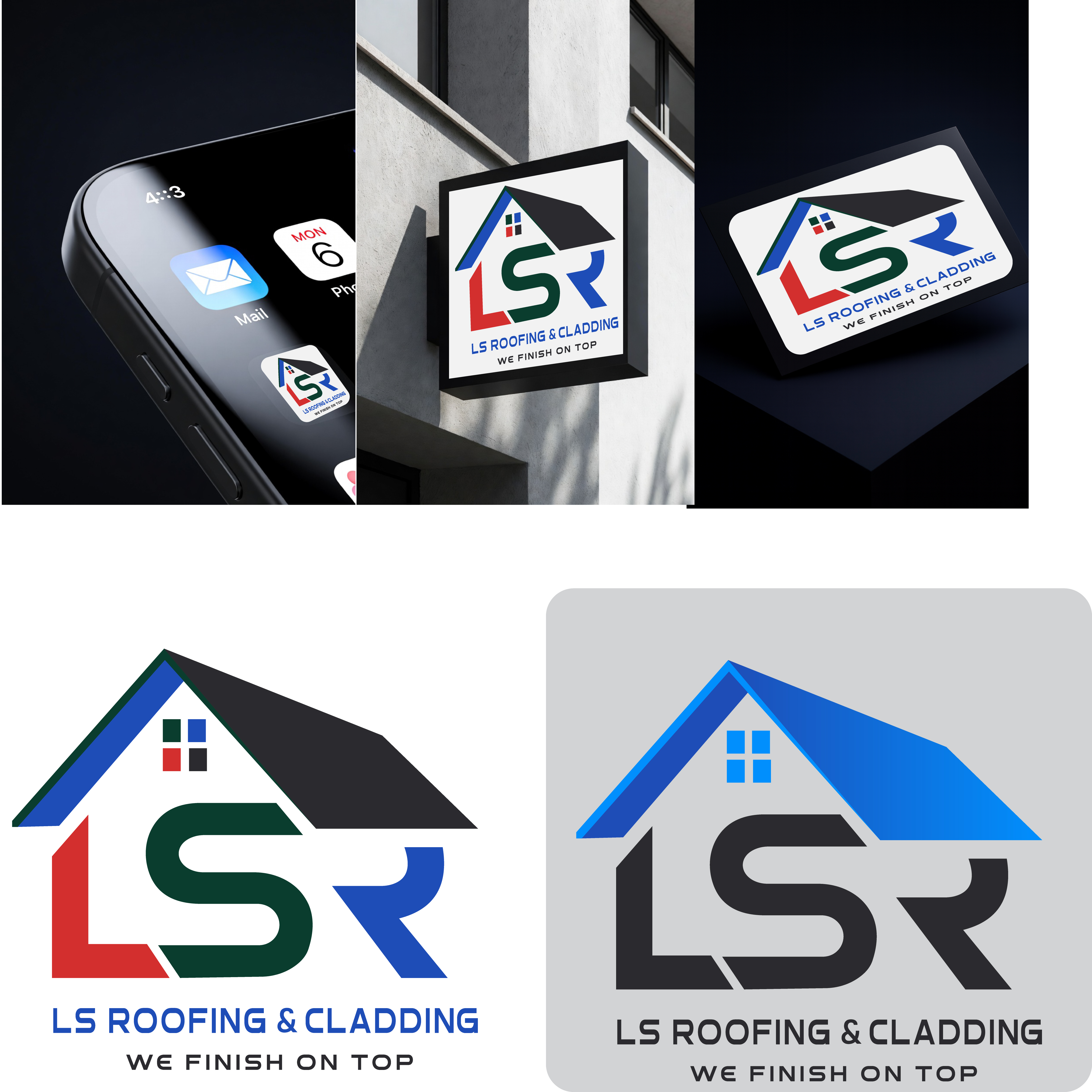 Logo Design by GraphixApixel for LS Roofing & Cladding | Design #36939794