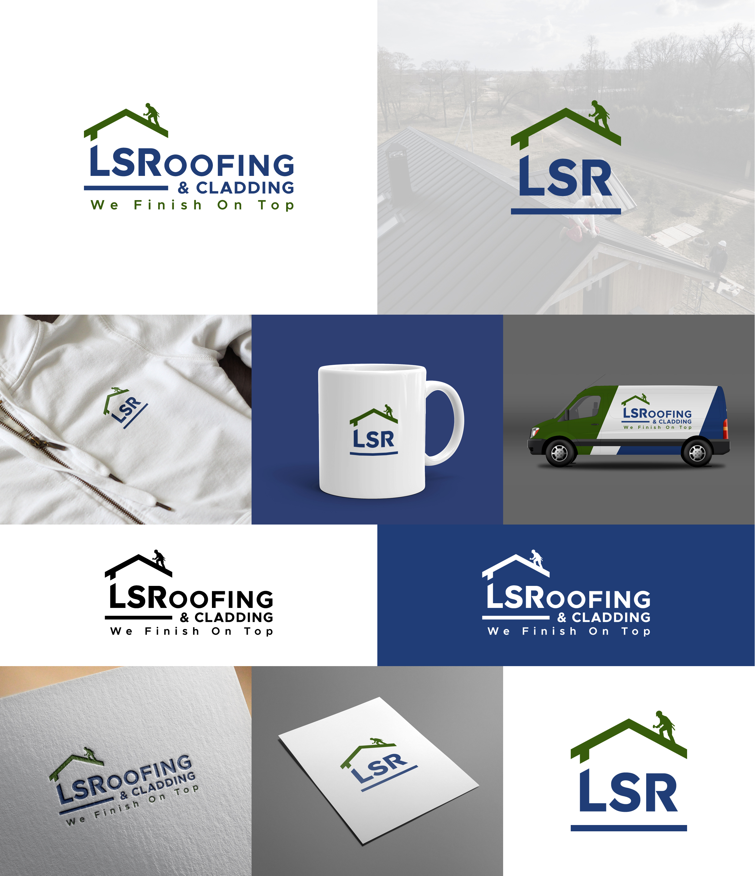 Logo Design by NineOwl for LS Roofing & Cladding | Design #36932422