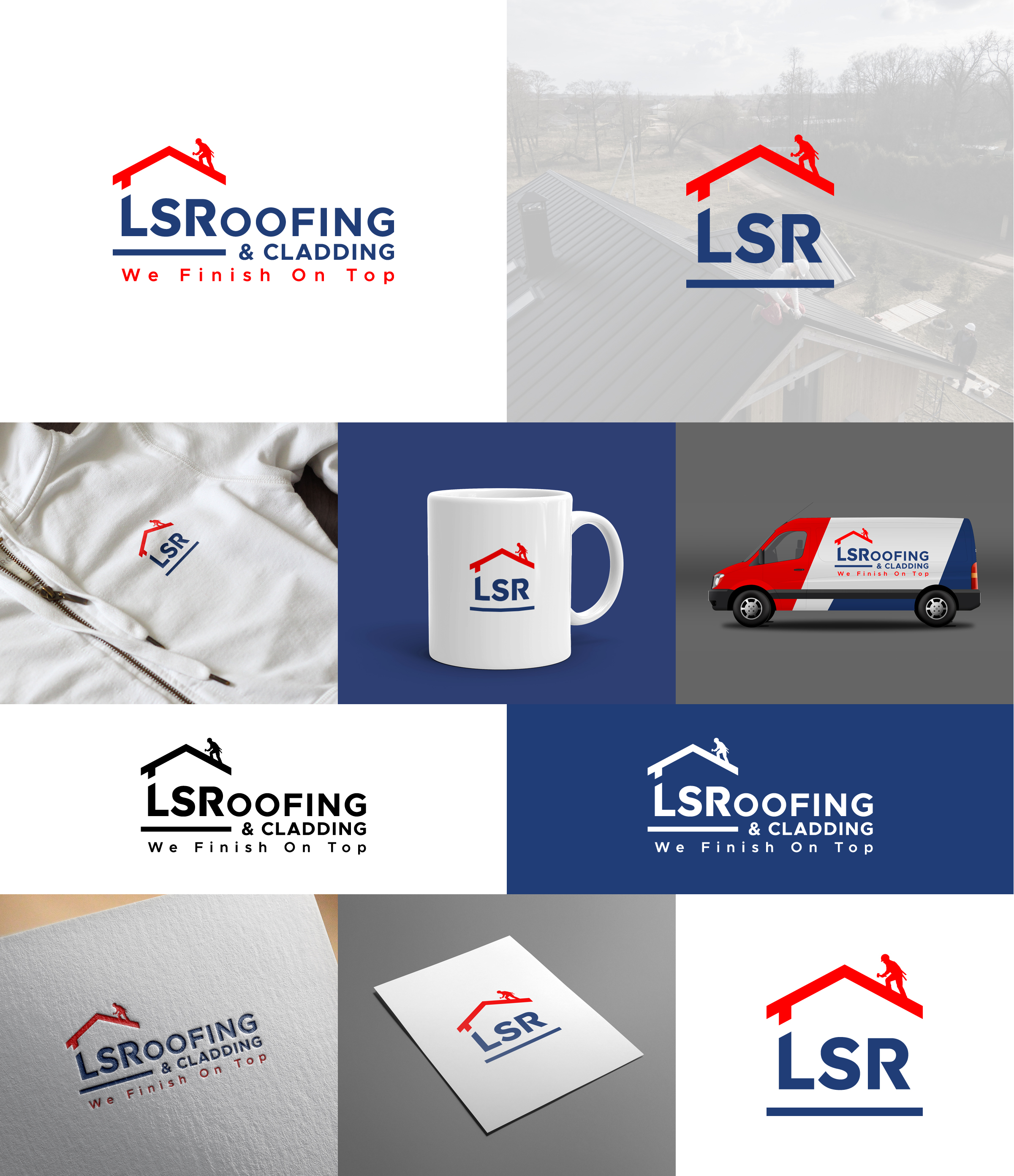 Logo Design by NineOwl for LS Roofing & Cladding | Design #36932423