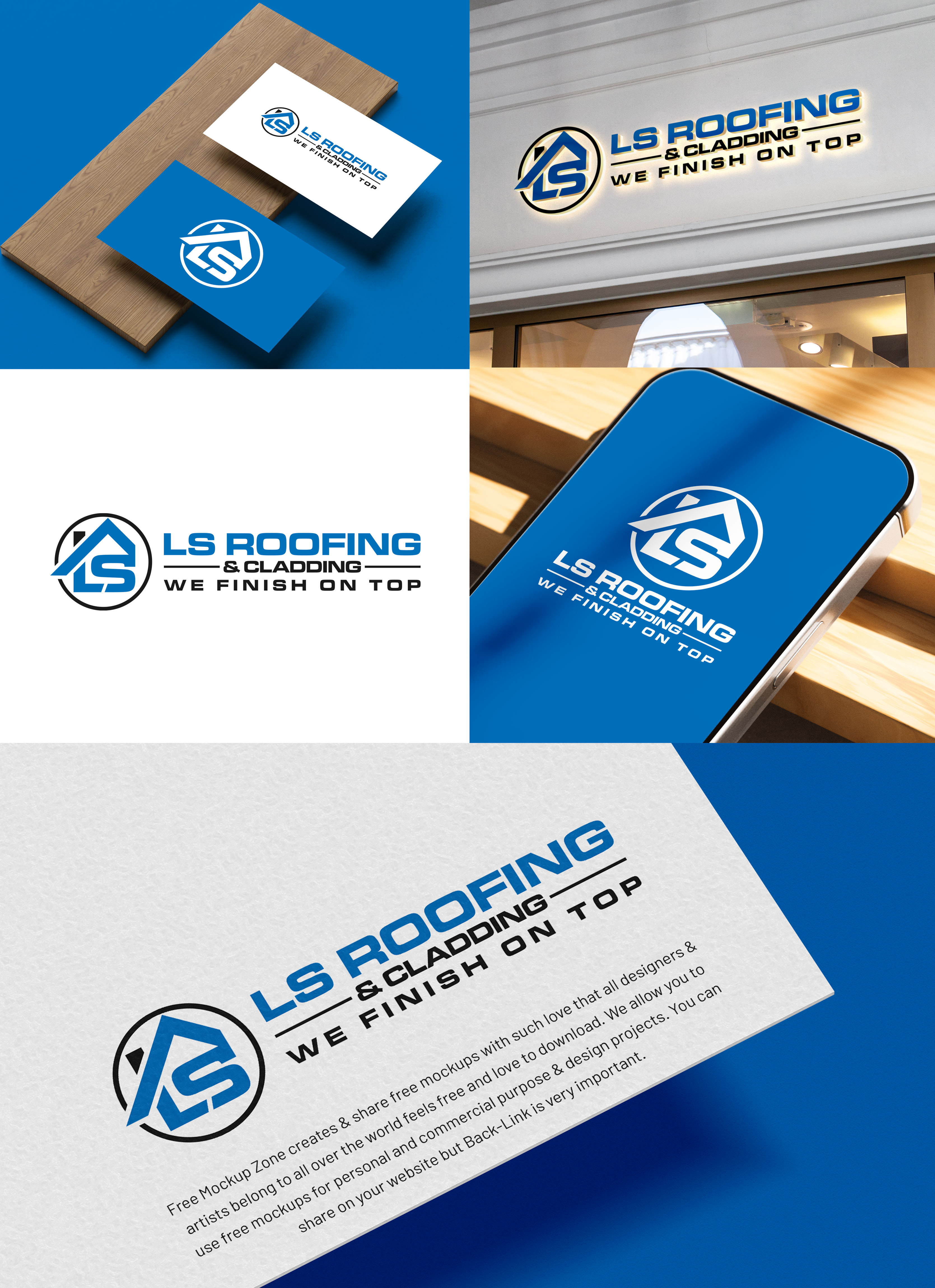 Logo Design by aexoagency for LS Roofing & Cladding | Design #36931634
