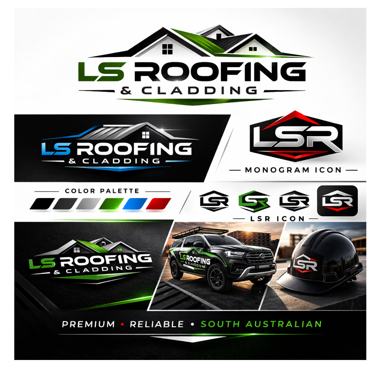 Logo Design by Ushan Thilakasiri for LS Roofing & Cladding | Design #36931792