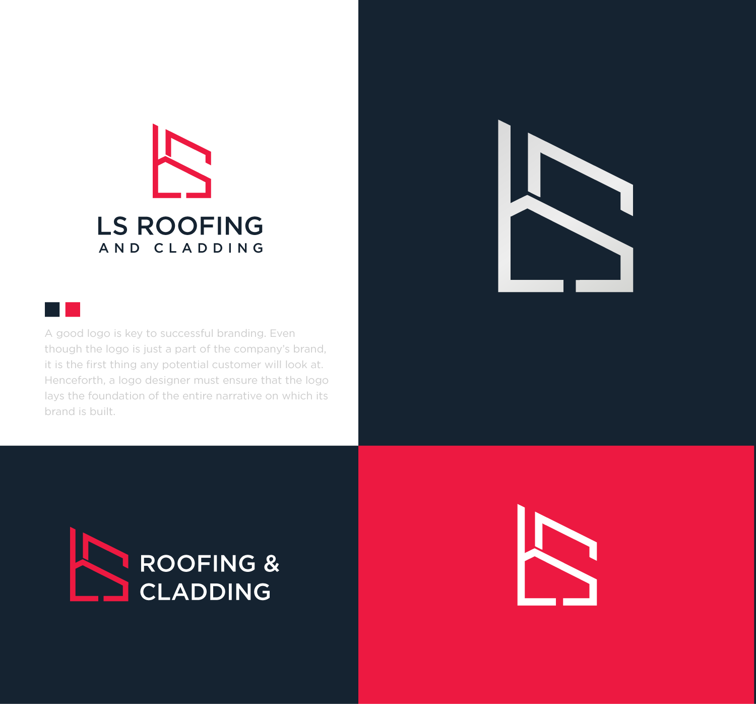 Logo Design by Abdul 20 for LS Roofing & Cladding | Design #36931628
