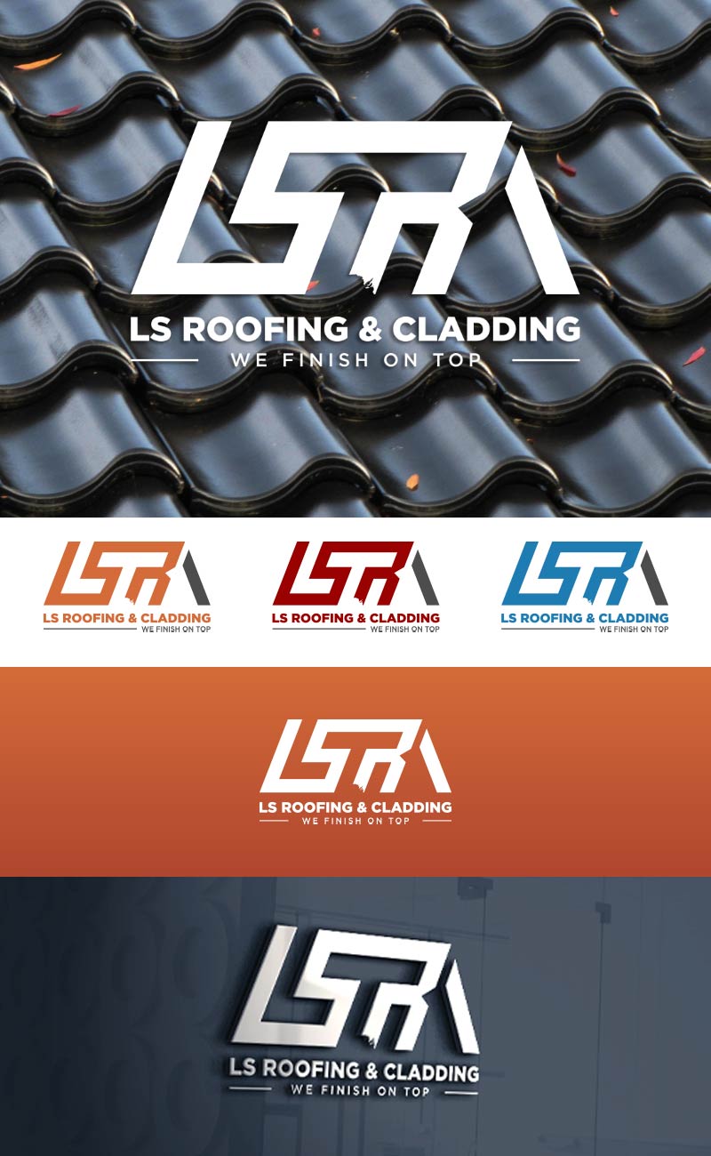 Logo Design by HELLOCRUNK for LS Roofing & Cladding | Design #36965540