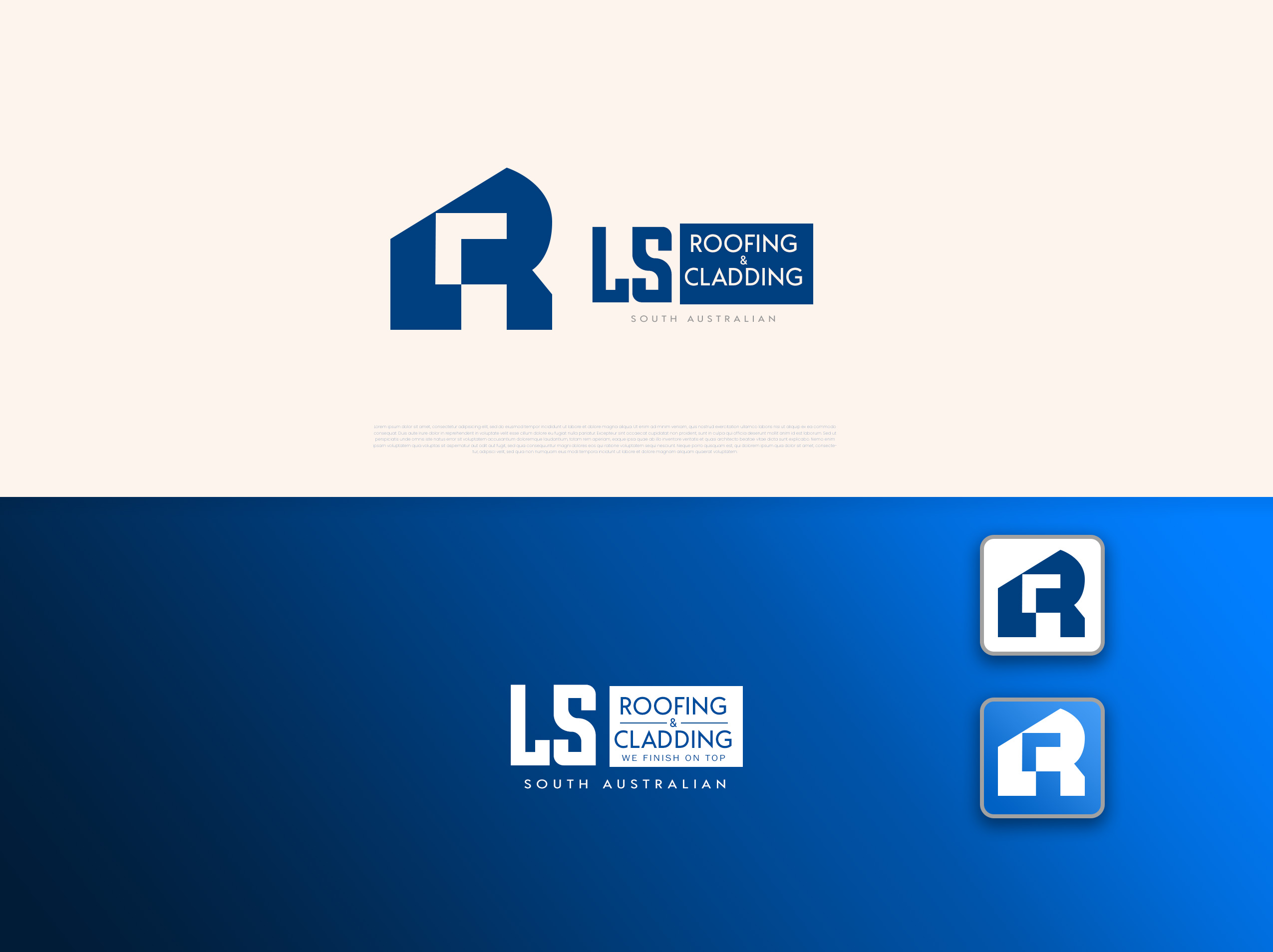 Logo Design by Happy Creatives for LS Roofing & Cladding | Design #36966520
