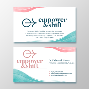 Business Card Design by NancyTan for this project | Design: #36932323