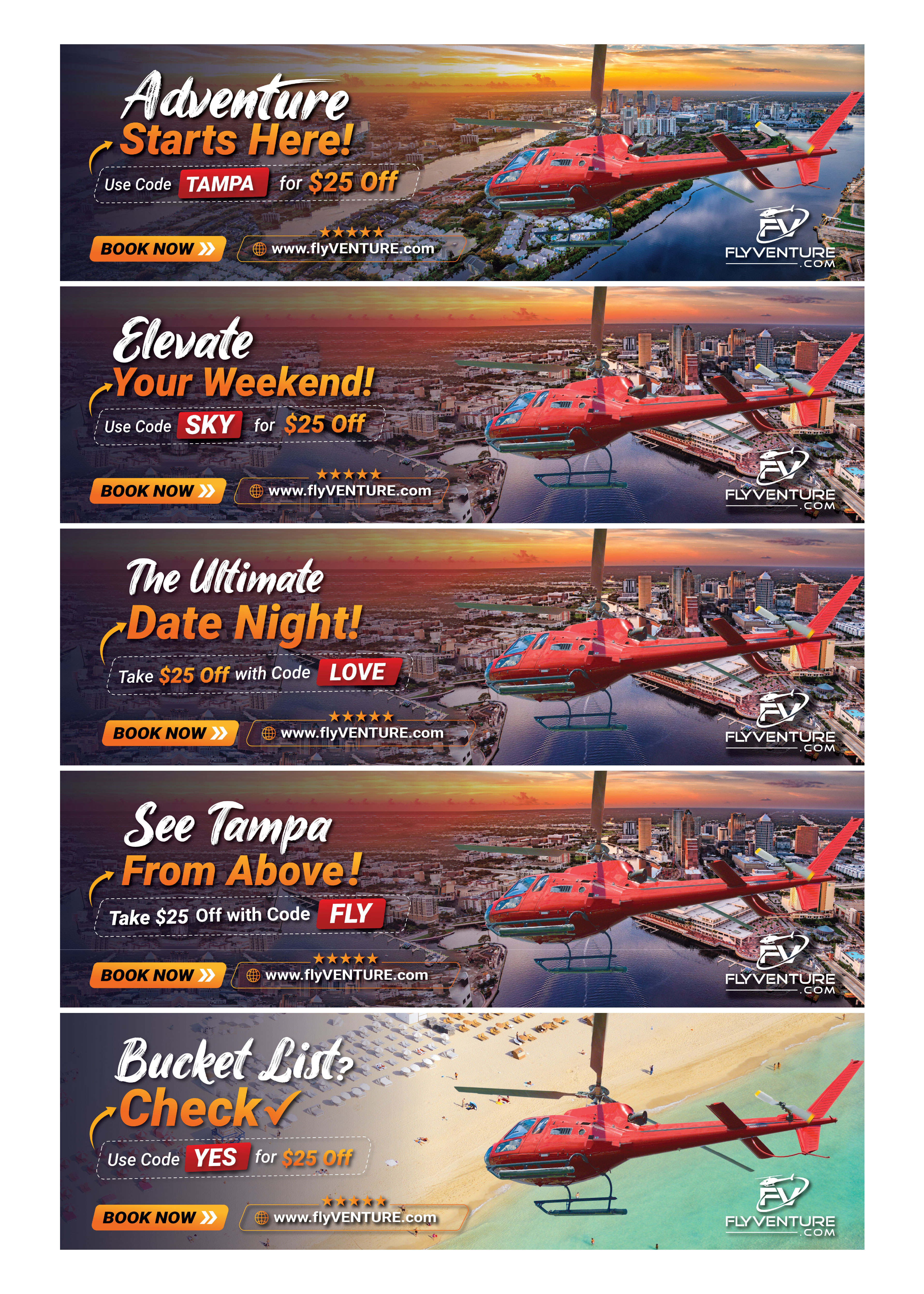 Billboard Design by Chic Bro for Heli Aviation Florida, LLC | Design #36975161