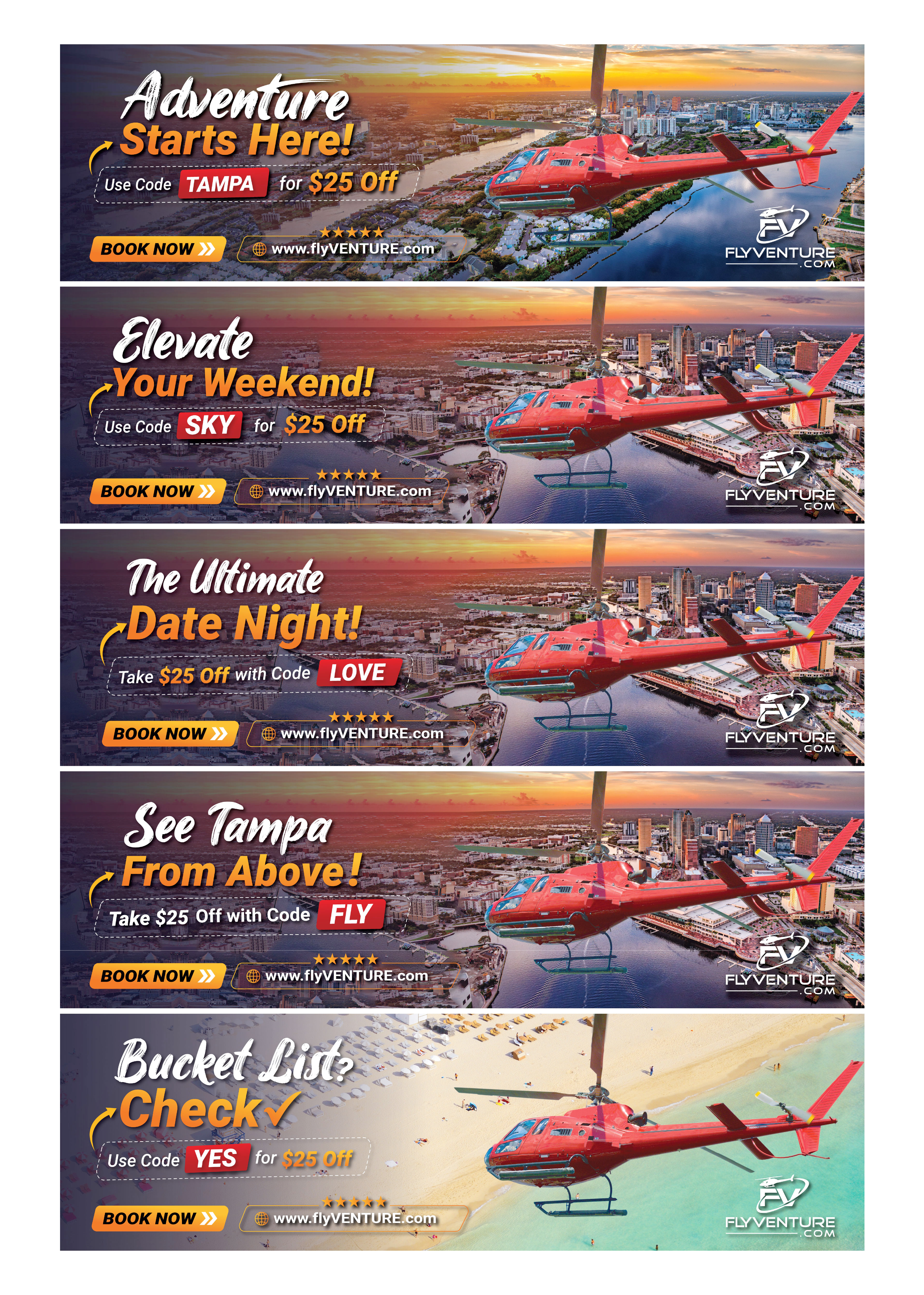 Billboard Design by Chic Bro for Heli Aviation Florida, LLC | Design #36975203