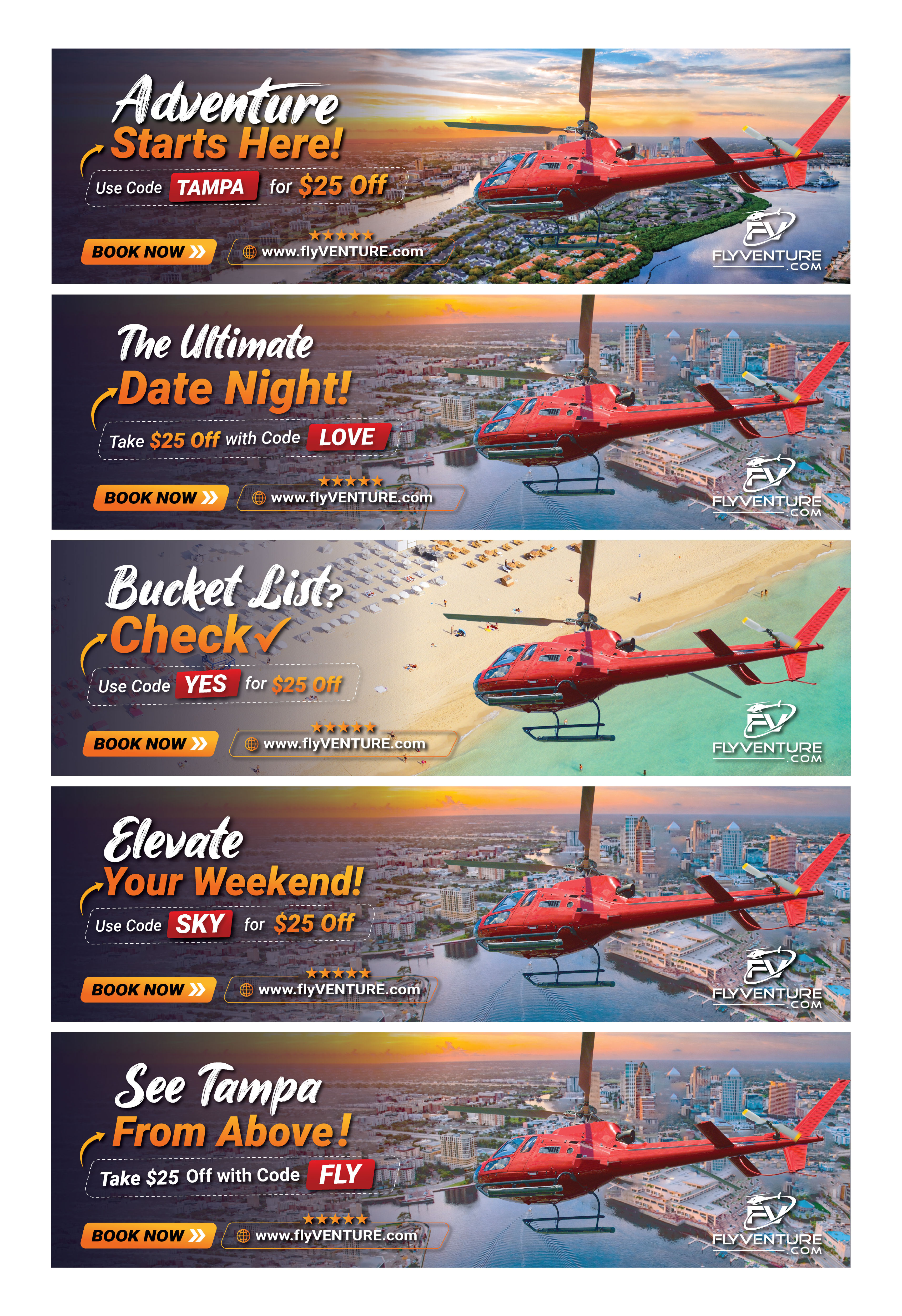 Billboard Design by Chic Bro for Heli Aviation Florida, LLC | Design #36975926
