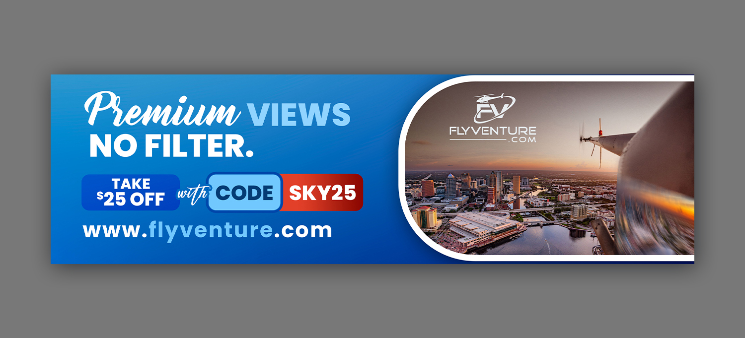 Diseño de Cartelera por debdesign para Heli Aviation Florida, LLC | Diseño #36944549