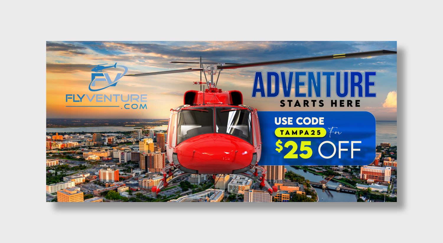 Diseño de Cartelera por debdesign para Heli Aviation Florida, LLC | Diseño #36944567