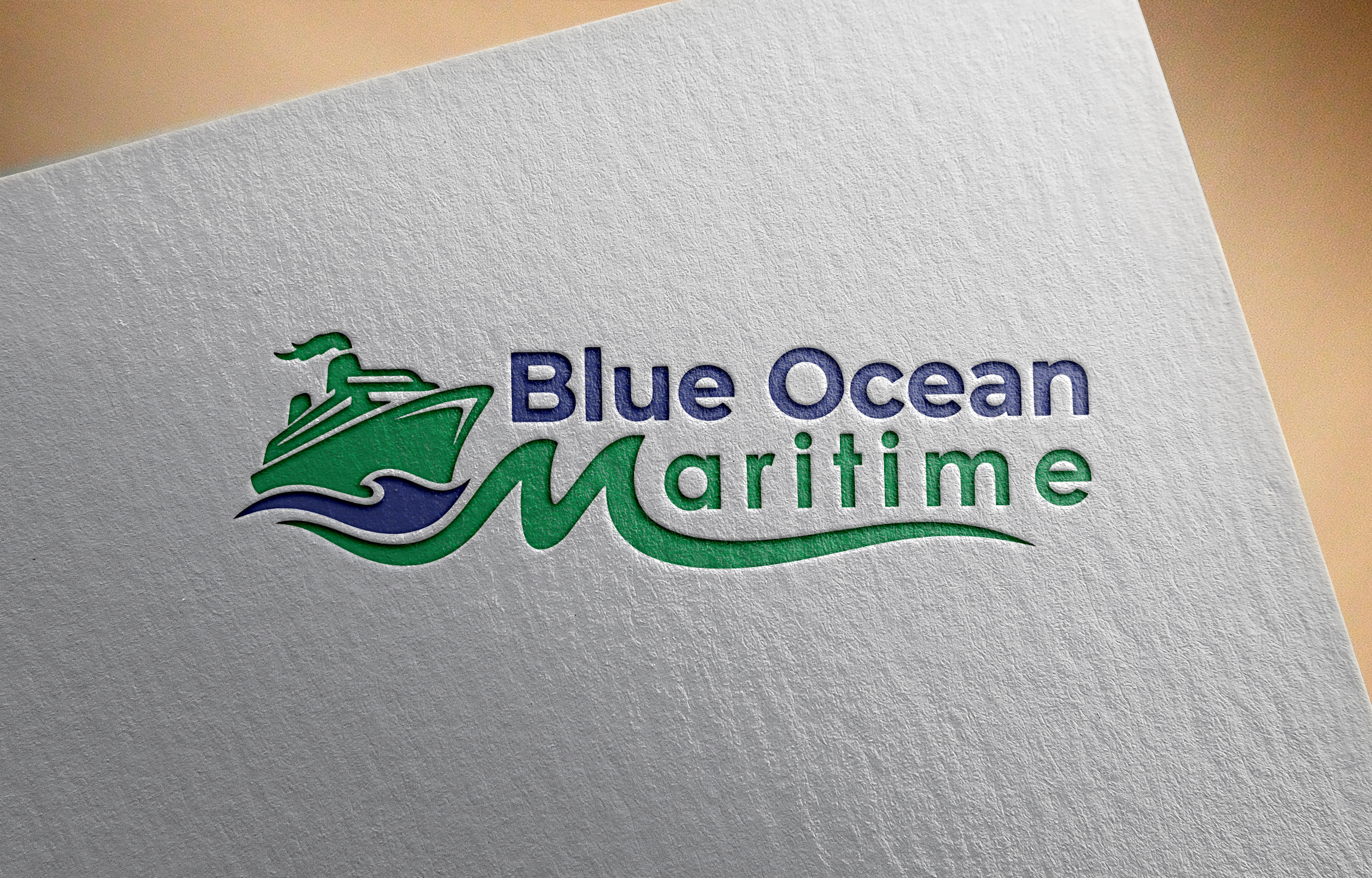 Logo Design by 24ksunny for Blue Ocean Maritime Consulting Ltd | Design #36947411