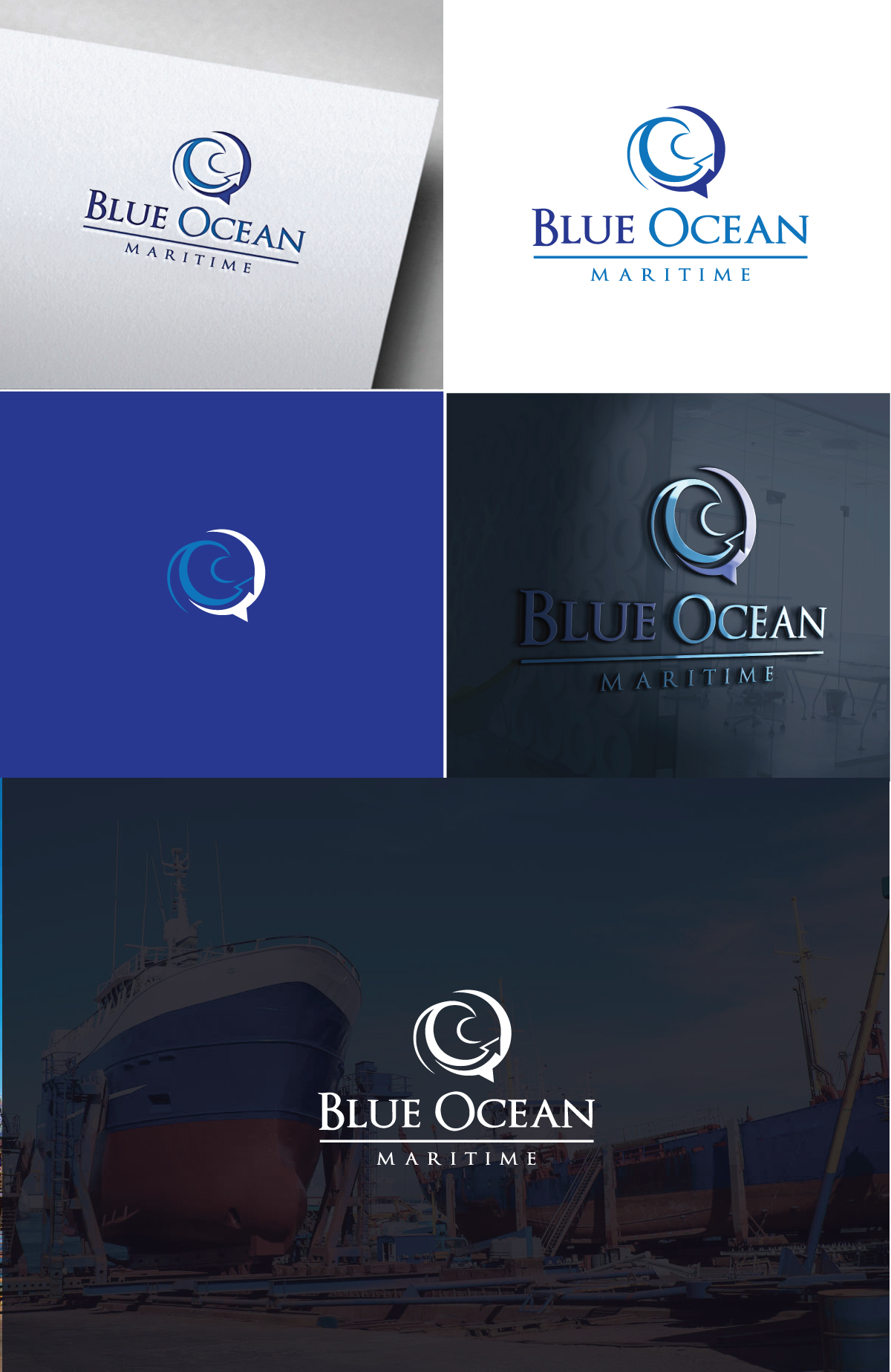 Design de Logo par Om Namah Shivay pour Blue Ocean Maritime Consulting Ltd | Design #36950347