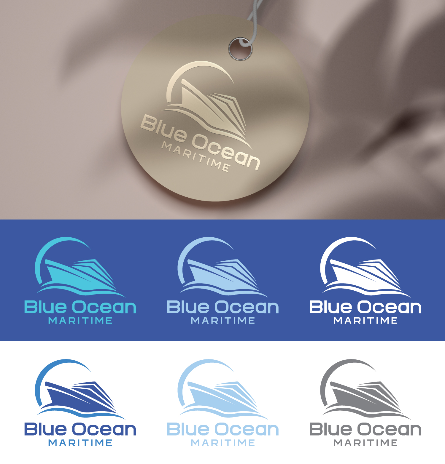 Logo Design by StromDesignHub for Blue Ocean Maritime Consulting Ltd | Design #36947436