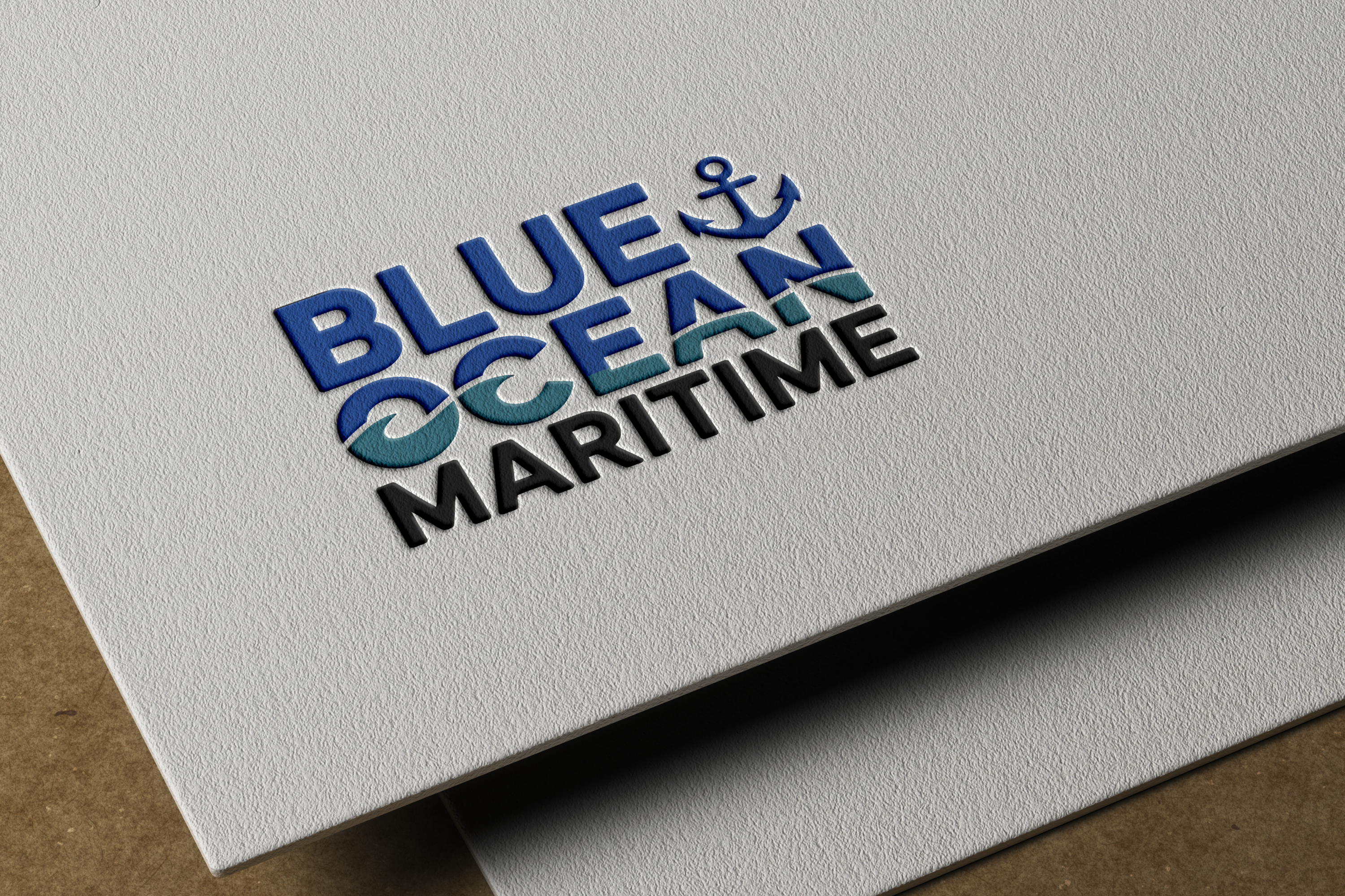 Logo Design by Visionary Creations for Blue Ocean Maritime Consulting Ltd | Design #36948342