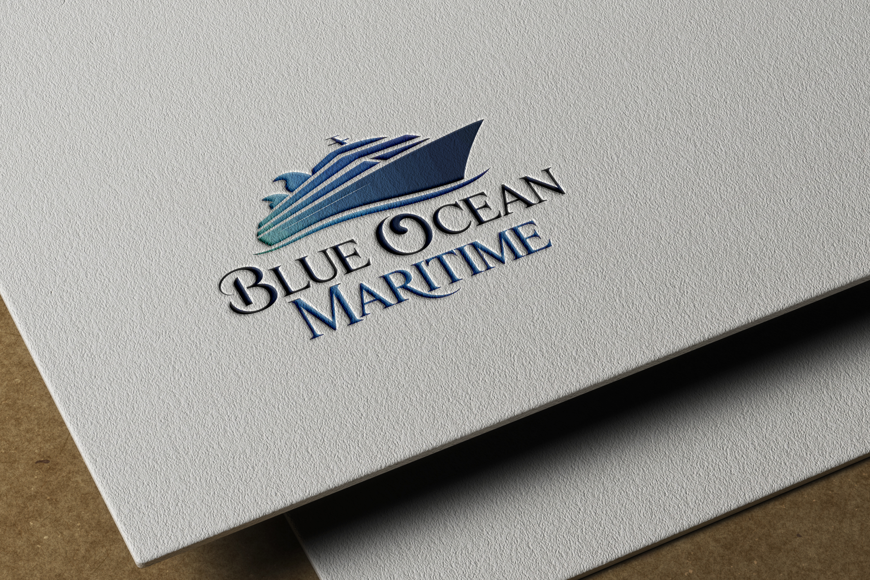 Logo Design by Visionary Creations for Blue Ocean Maritime Consulting Ltd | Design #36948351
