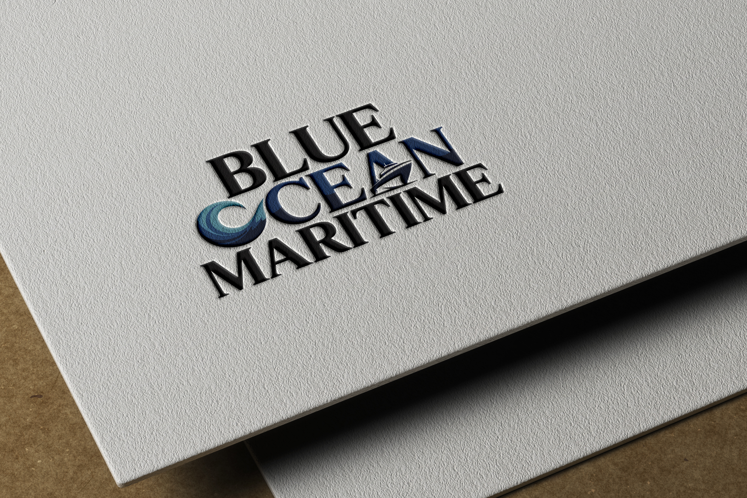 Logo Design by Visionary Creations for Blue Ocean Maritime Consulting Ltd | Design #36948354