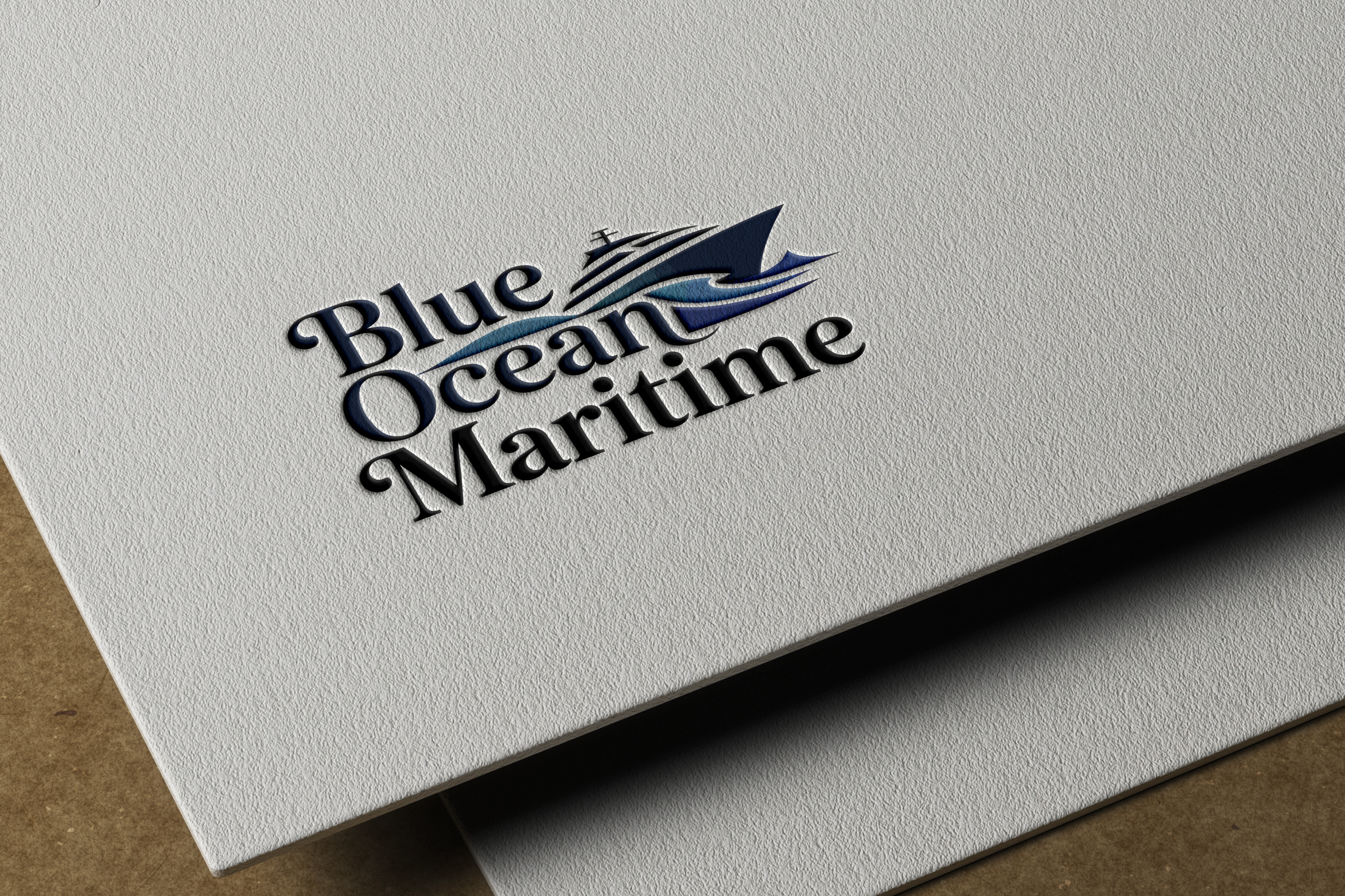 Logo Design by Visionary Creations for Blue Ocean Maritime Consulting Ltd | Design #36948360