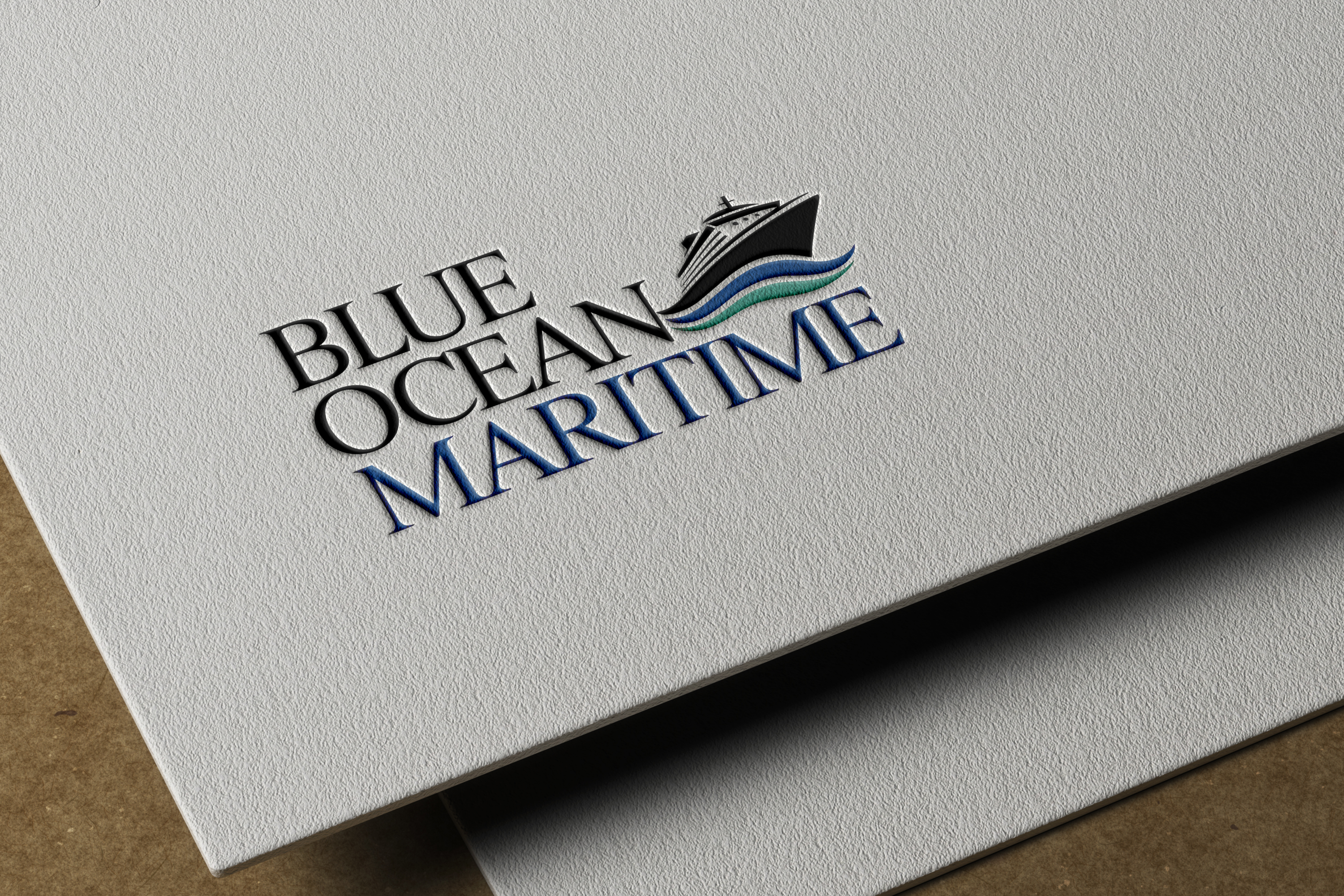 Logo Design by Visionary Creations for Blue Ocean Maritime Consulting Ltd | Design #36948361
