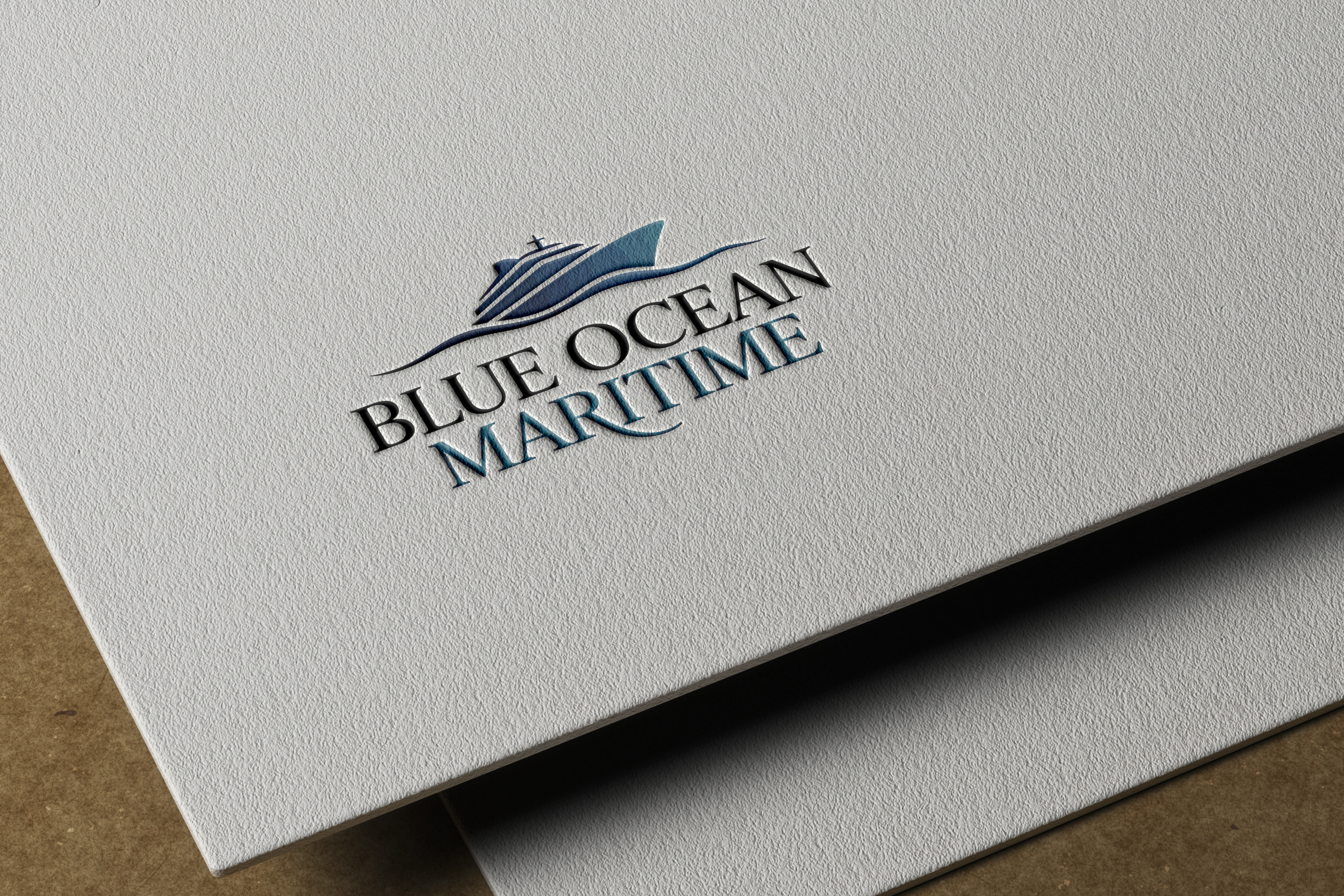 Logo Design by Visionary Creations for Blue Ocean Maritime Consulting Ltd | Design #36948364