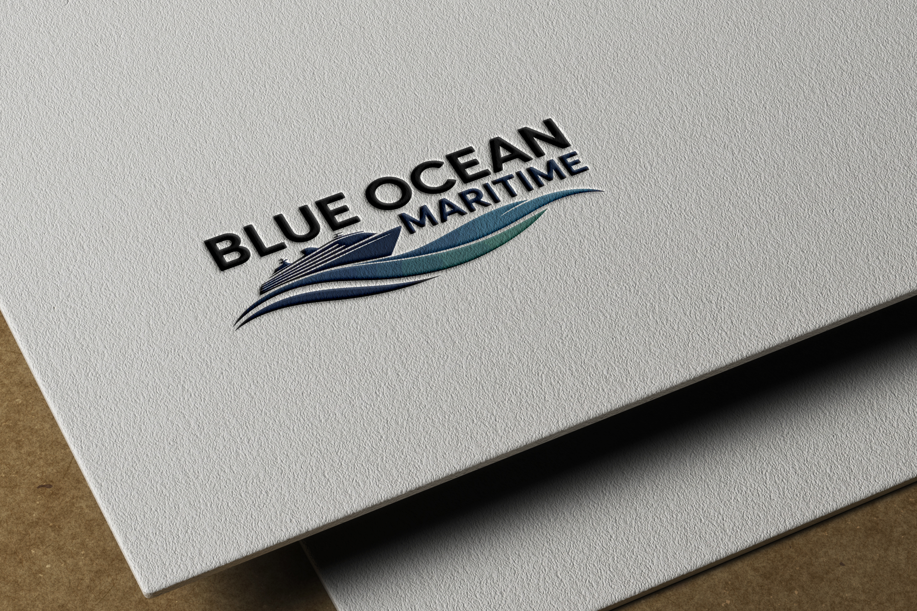Logo Design by Visionary Creations for Blue Ocean Maritime Consulting Ltd | Design #36948365