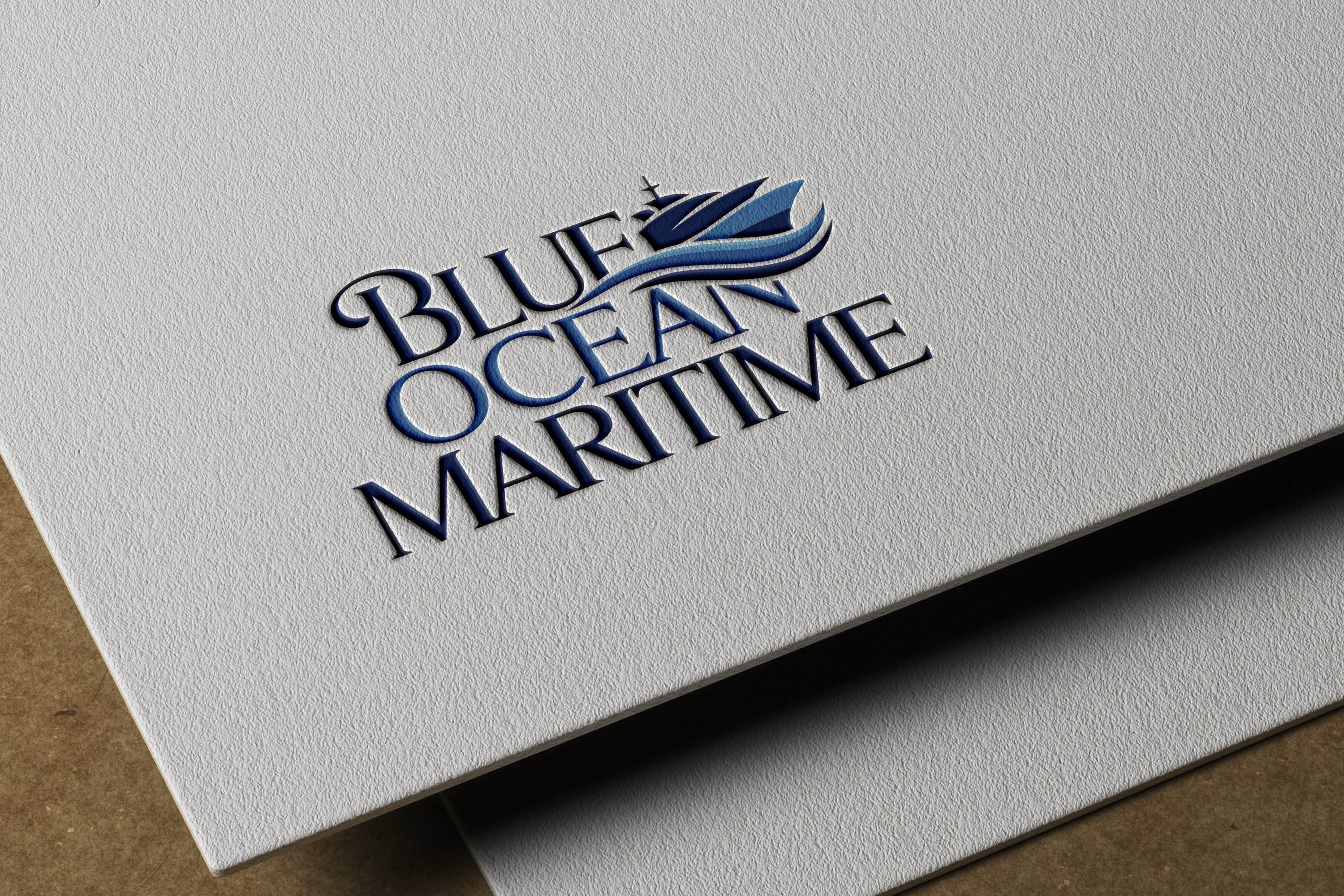 Logo Design by Visionary Creations for Blue Ocean Maritime Consulting Ltd | Design #36948366
