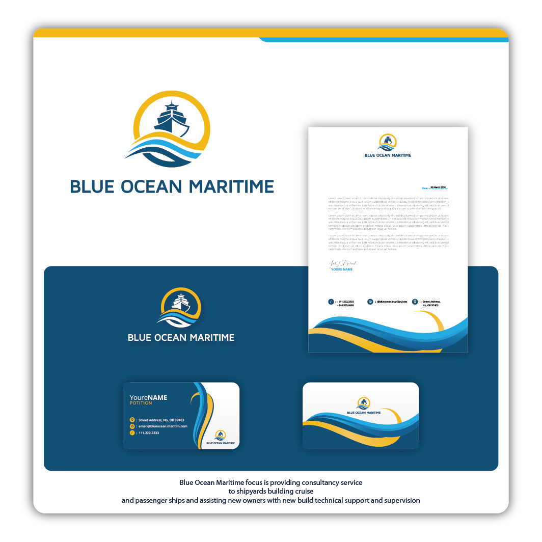 Logo Design by yans23 for Blue Ocean Maritime Consulting Ltd | Design #36958678