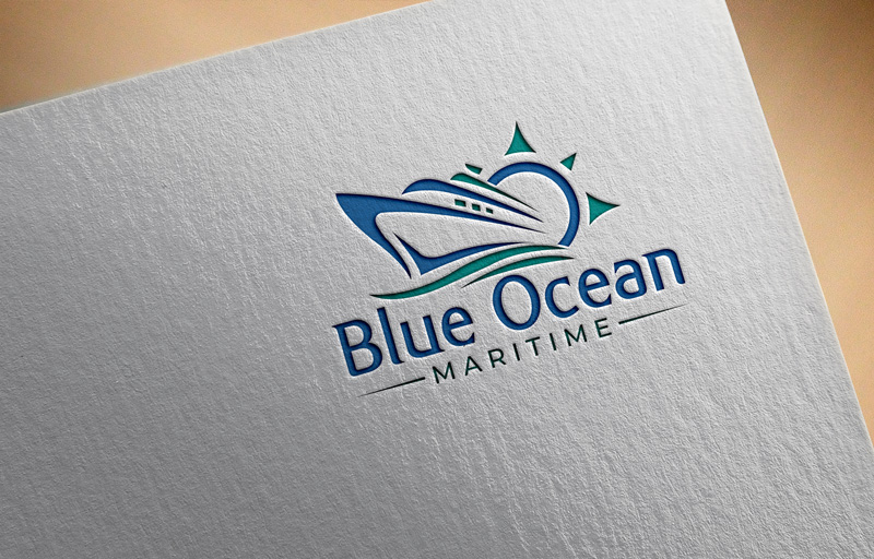 Logo Design by hellodesigneralamin for Blue Ocean Maritime Consulting Ltd | Design #36946399