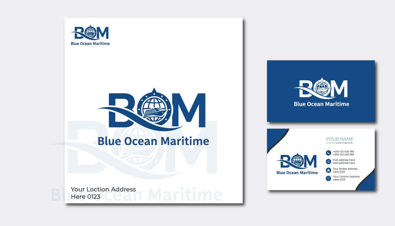 Logo Design by VectorForge for Blue Ocean Maritime Consulting Ltd | Design #36943681