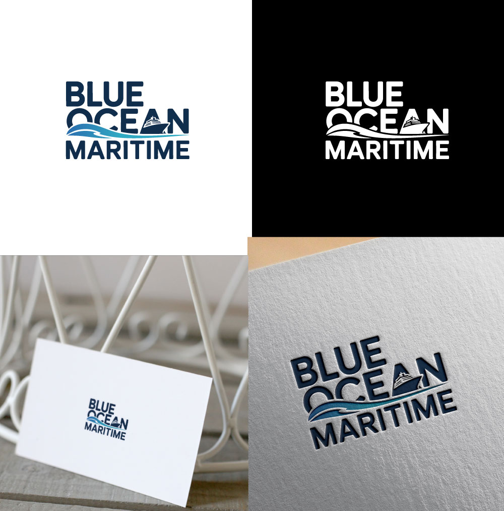 Logo Design by Jonshonkal for Blue Ocean Maritime Consulting Ltd | Design #36944720