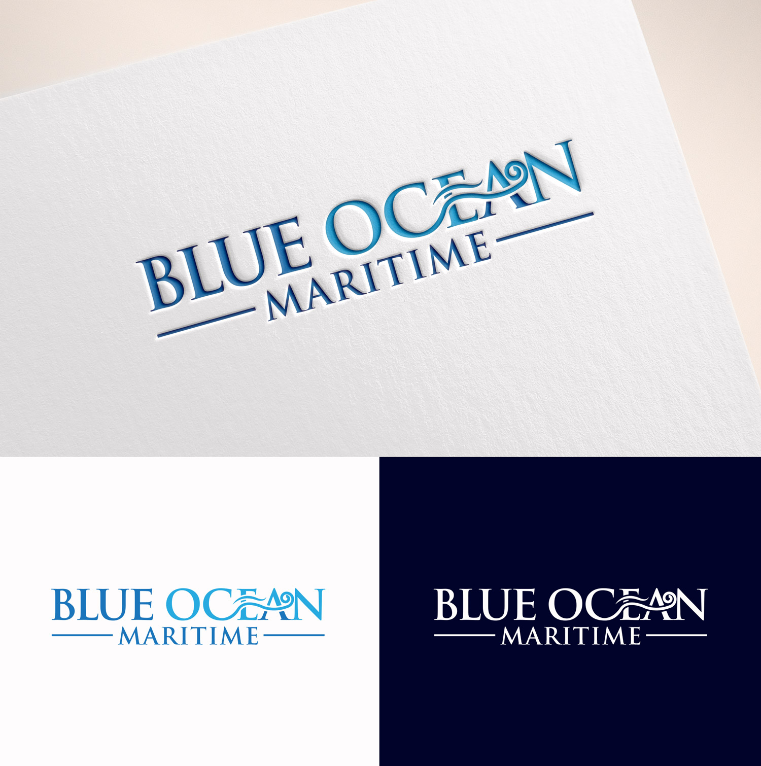 Logo Design by M Art & Design for Blue Ocean Maritime Consulting Ltd | Design #36943291