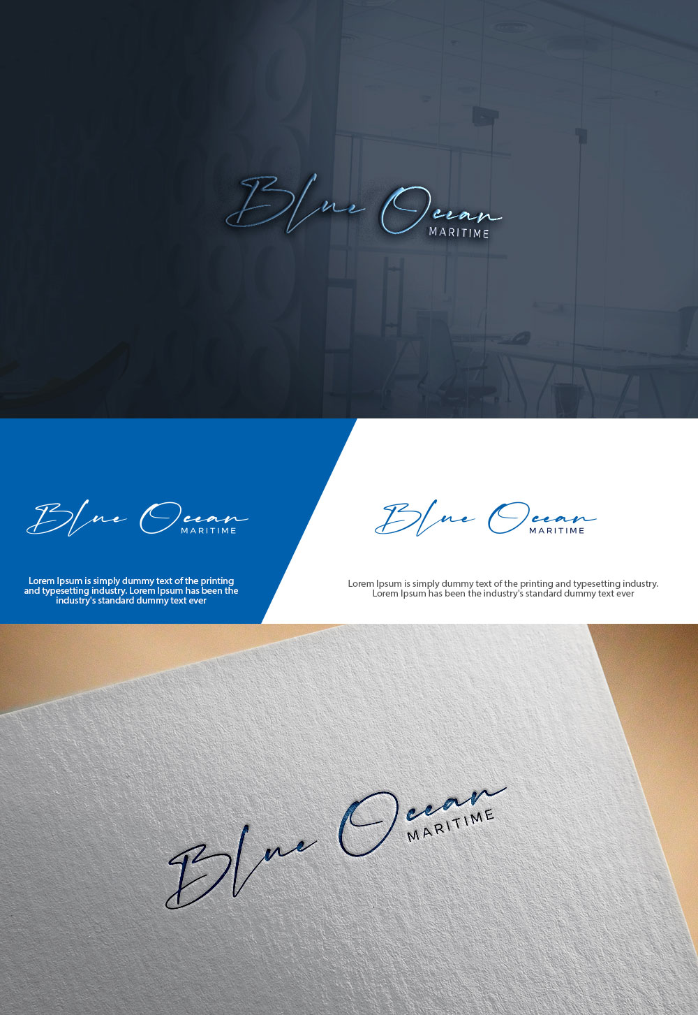 Logo Design by sulemani  creation for Blue Ocean Maritime Consulting Ltd | Design #36947347